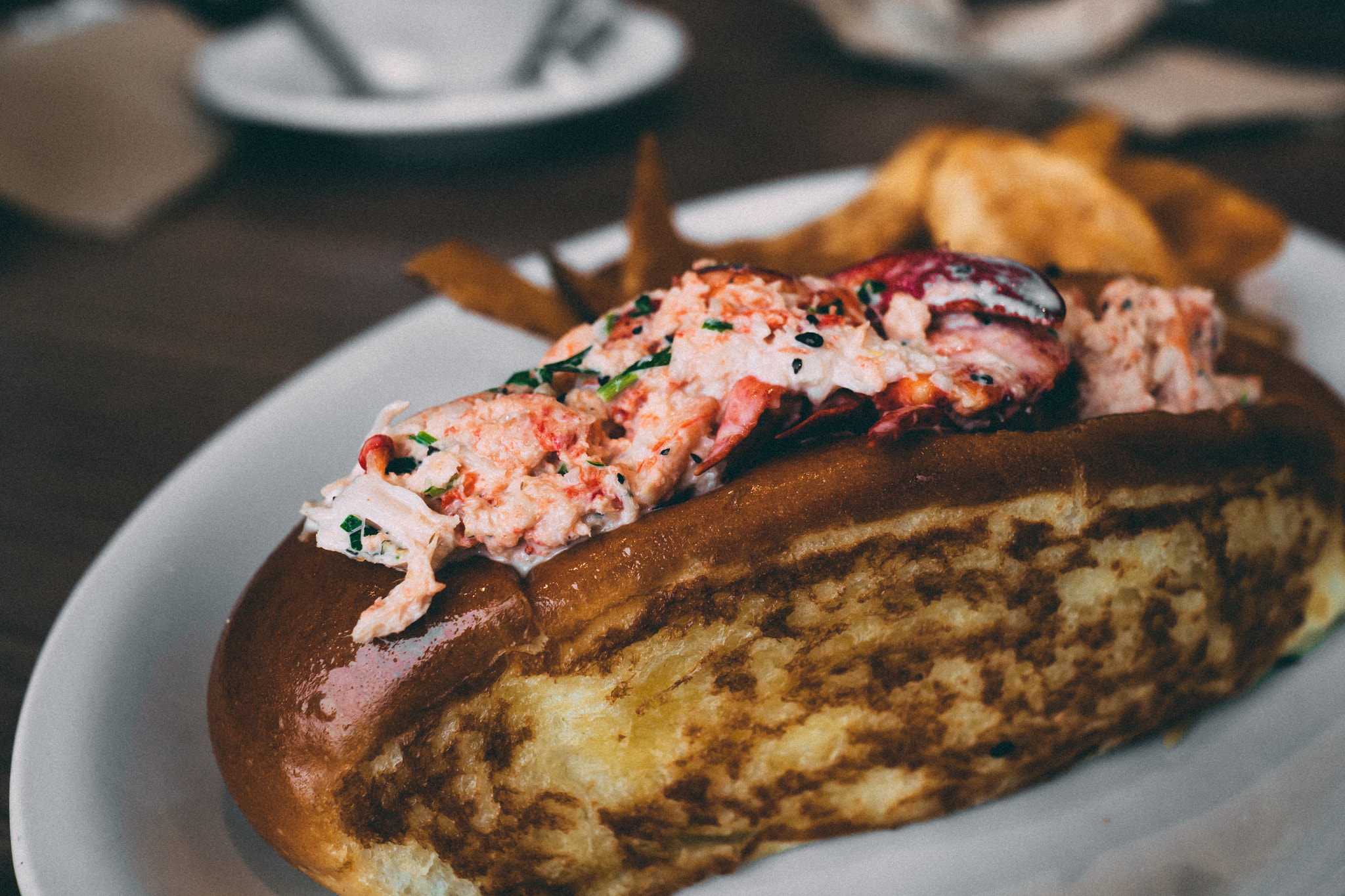 Sony a6300 sample photo. Lobster roll photography