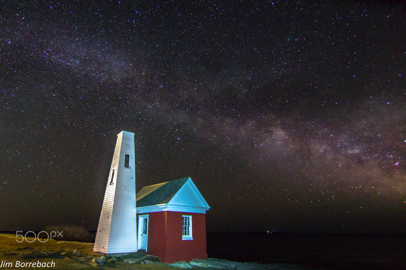 Pentax smc DA 12-24mm F4.0 ED AL (IF) sample photo. Milky way over pemaquid point, me photography