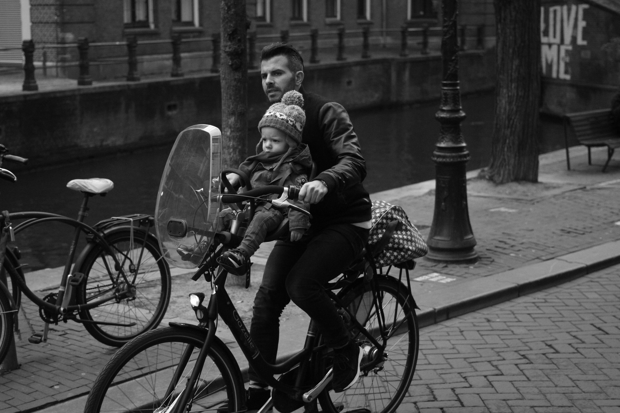 Canon EF 40mm F2.8 STM sample photo. Bicycle in amsterdam photography