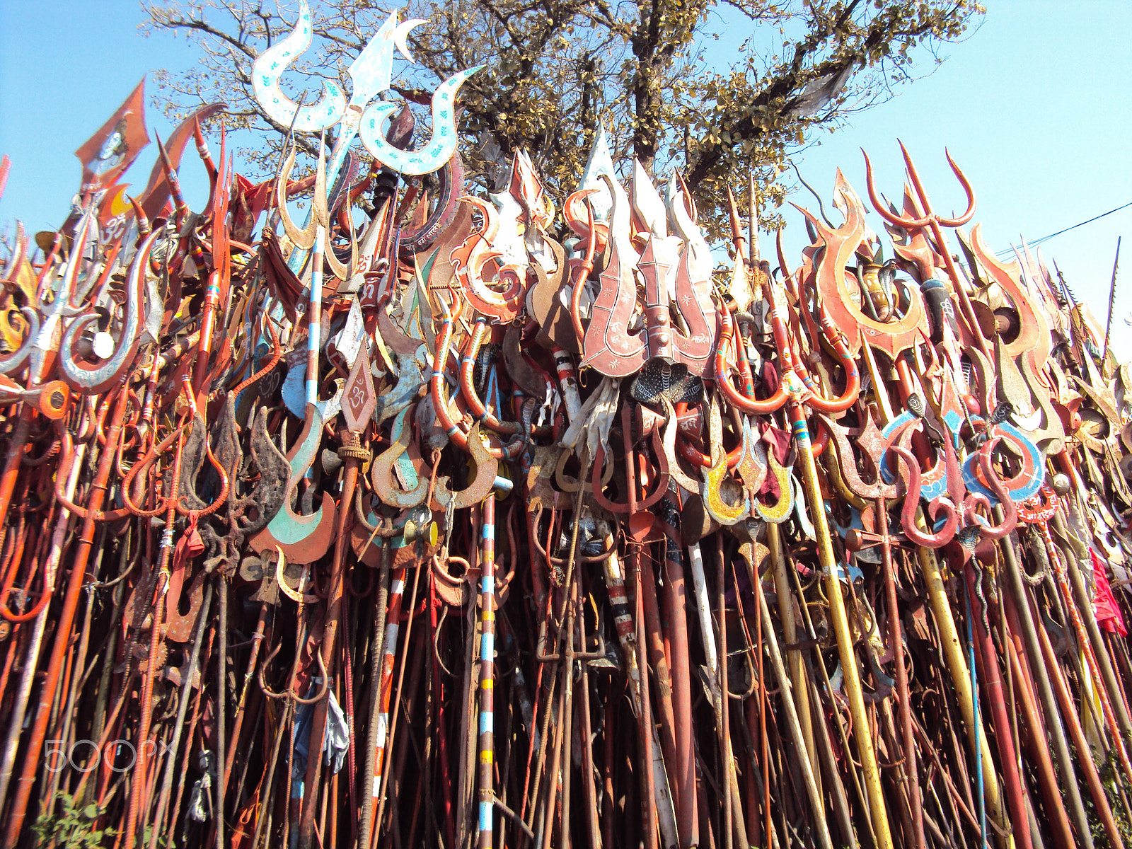 Sony DSC-W190 sample photo. Collection of trishul of lord shiva photography