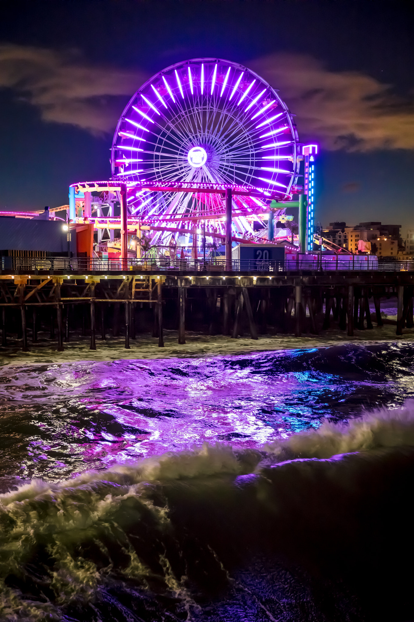 Canon EF 24-70mm F2.8L II USM sample photo. Santa monica pier ferris wheel photography