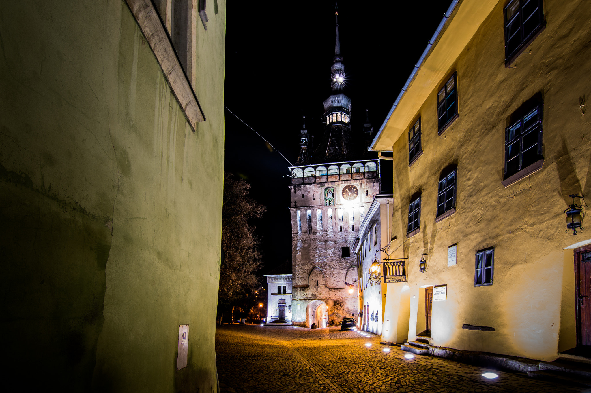 Nikon D7200 sample photo. Sighisoara, clock tower photography