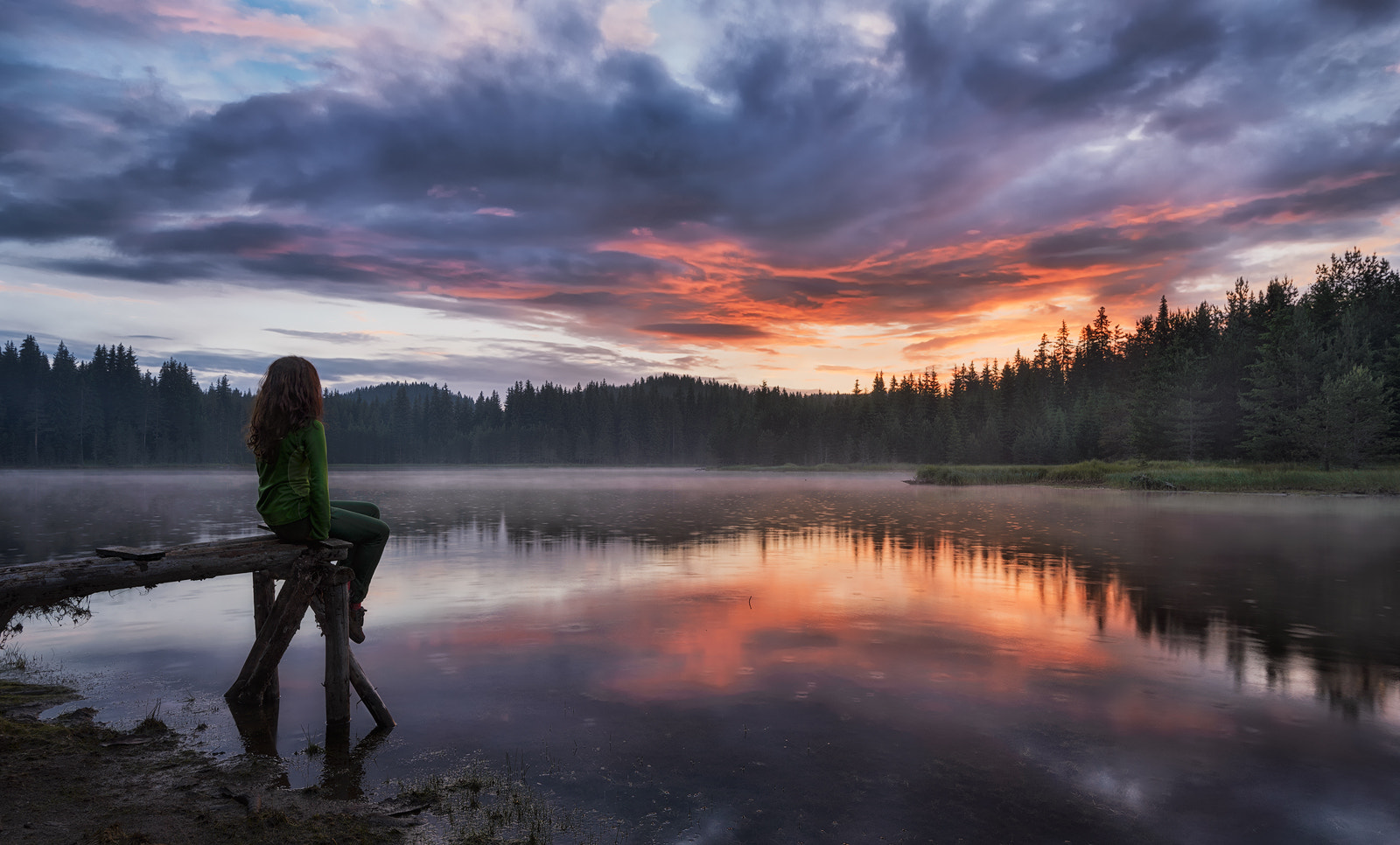 Nikon D610 + Nikon AF-S Nikkor 16-35mm F4G ED VR sample photo. 'wide meadow'. sunset 2 / Широкая поляна. Закат 2 photography