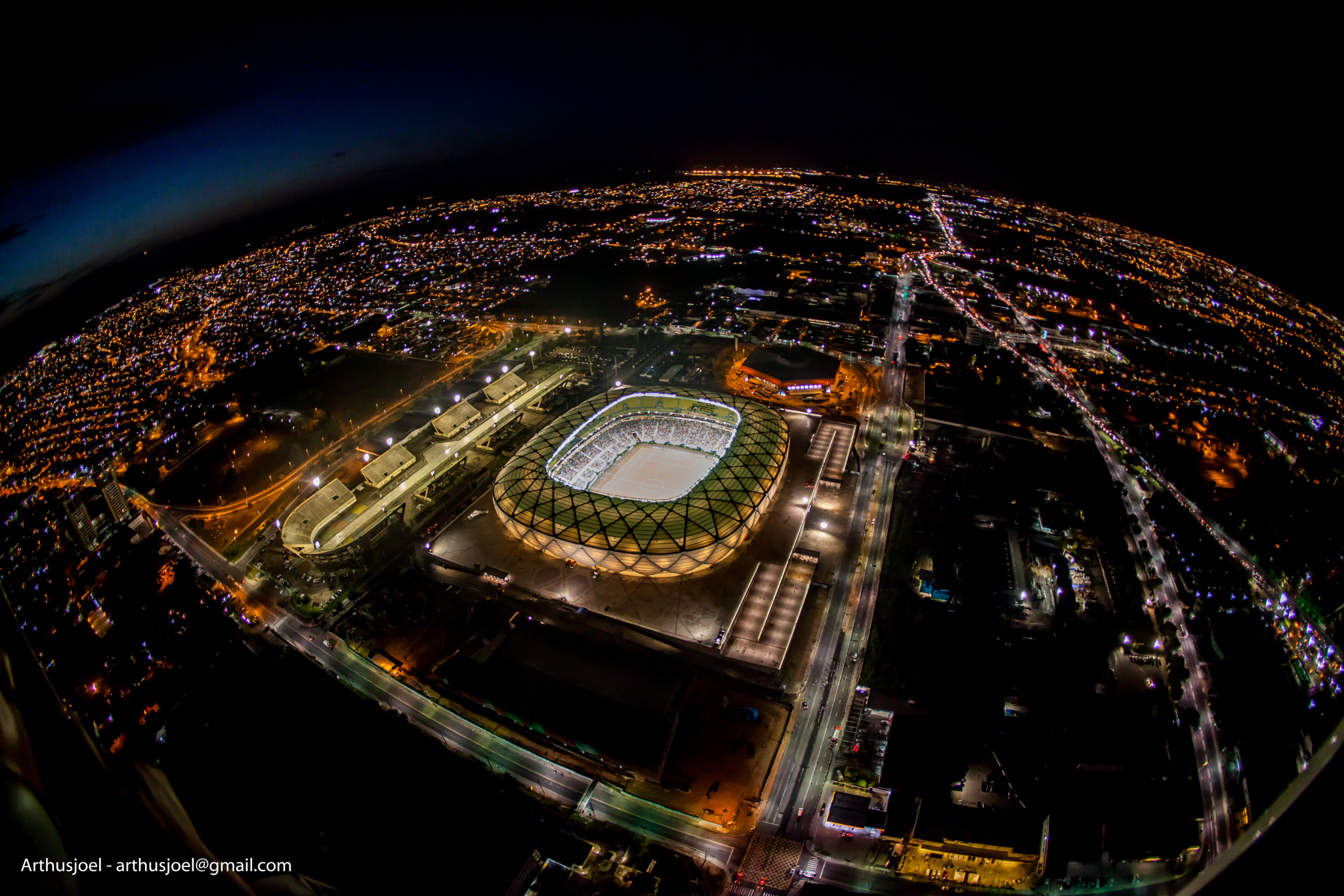 Canon EOS 5D Mark II sample photo. Foto aerea manaus - arena da amazÔnia photography