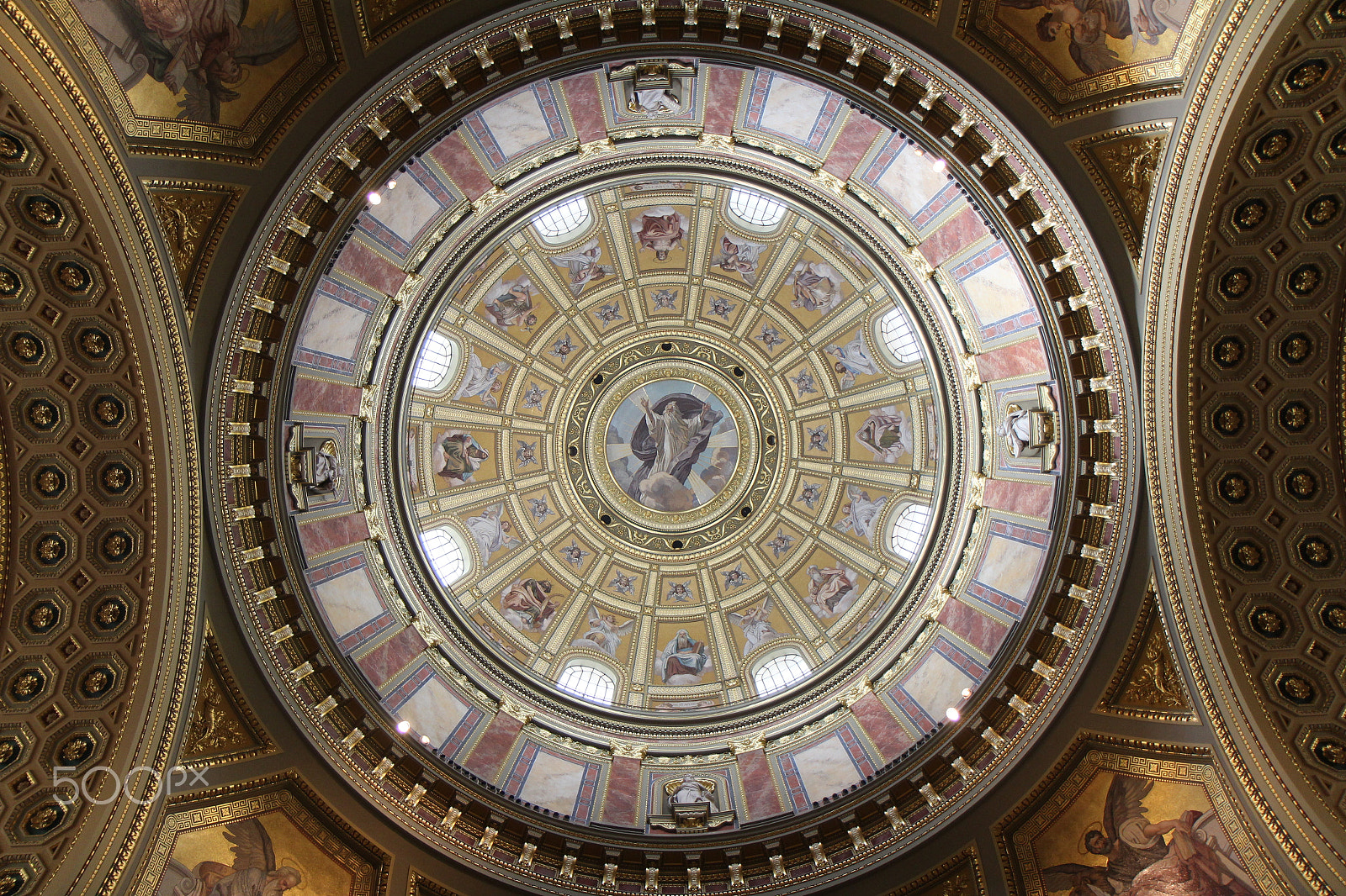 Canon EF-S 17-55mm F2.8 IS USM sample photo. Dome of saint stephen basilica of pest in budapest photography