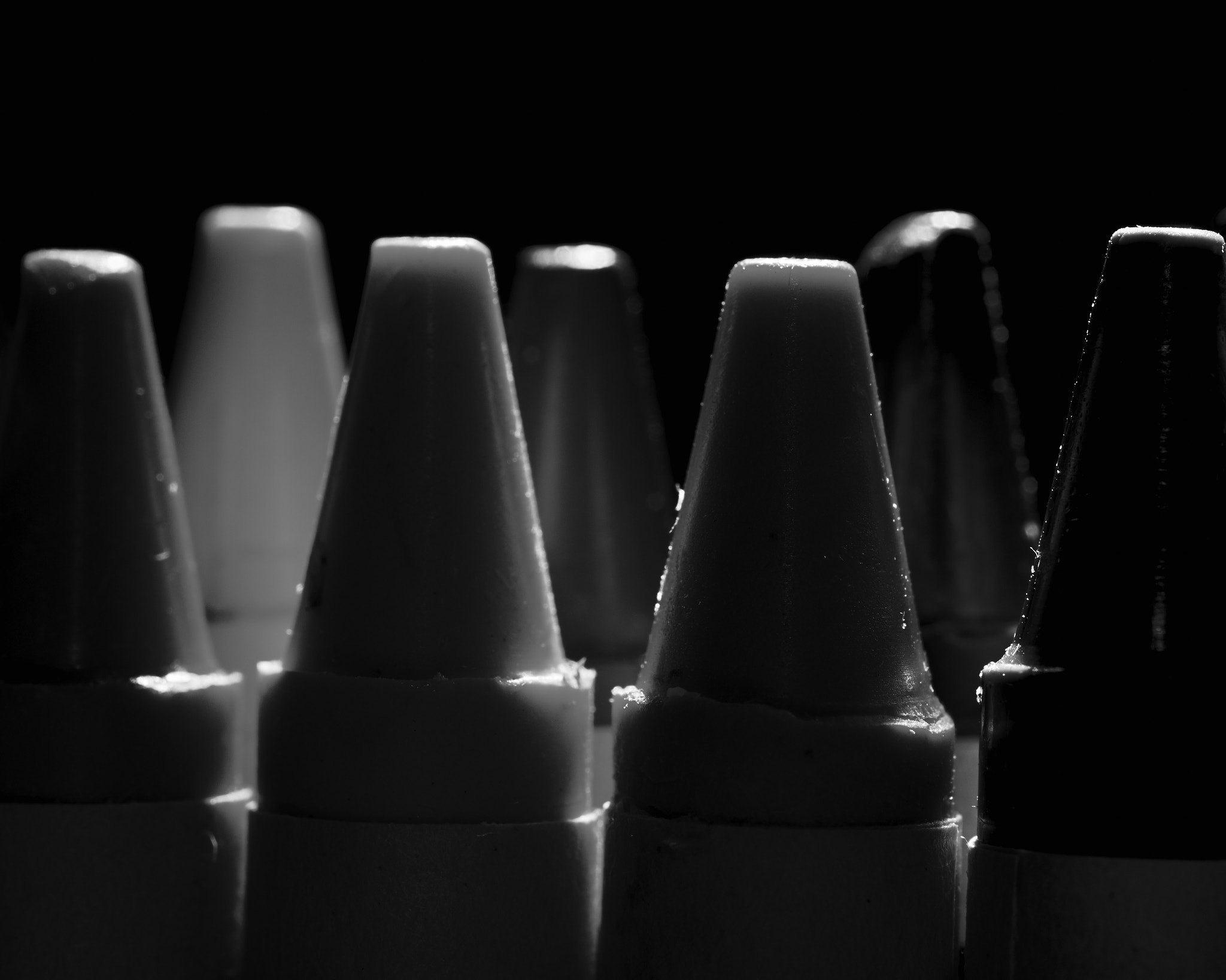 Nikon AF Micro-Nikkor 60mm F2.8D sample photo. Crayons photography