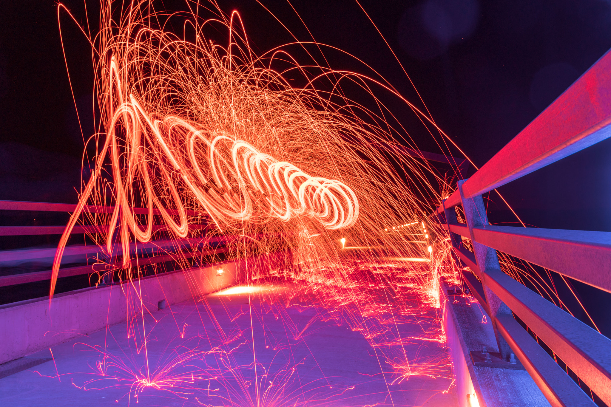 Canon EF-S 18-135mm F3.5-5.6 IS sample photo. Steel wool 1 photography