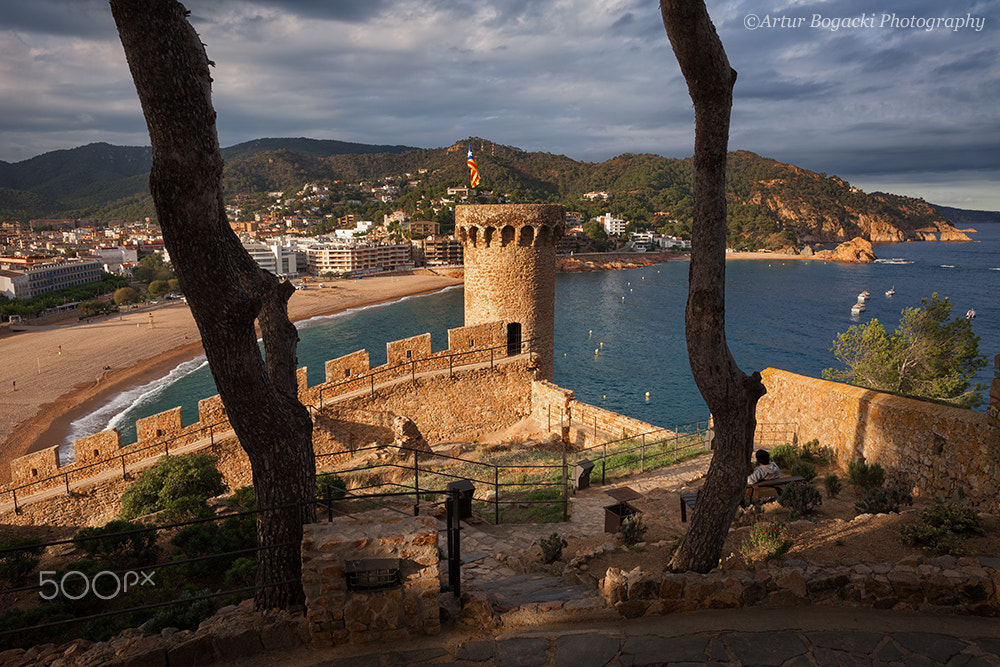 Canon EOS 5D Mark II + Canon EF 24mm F2.8 IS USM sample photo. Tossa de mar on costa brava in spain photography