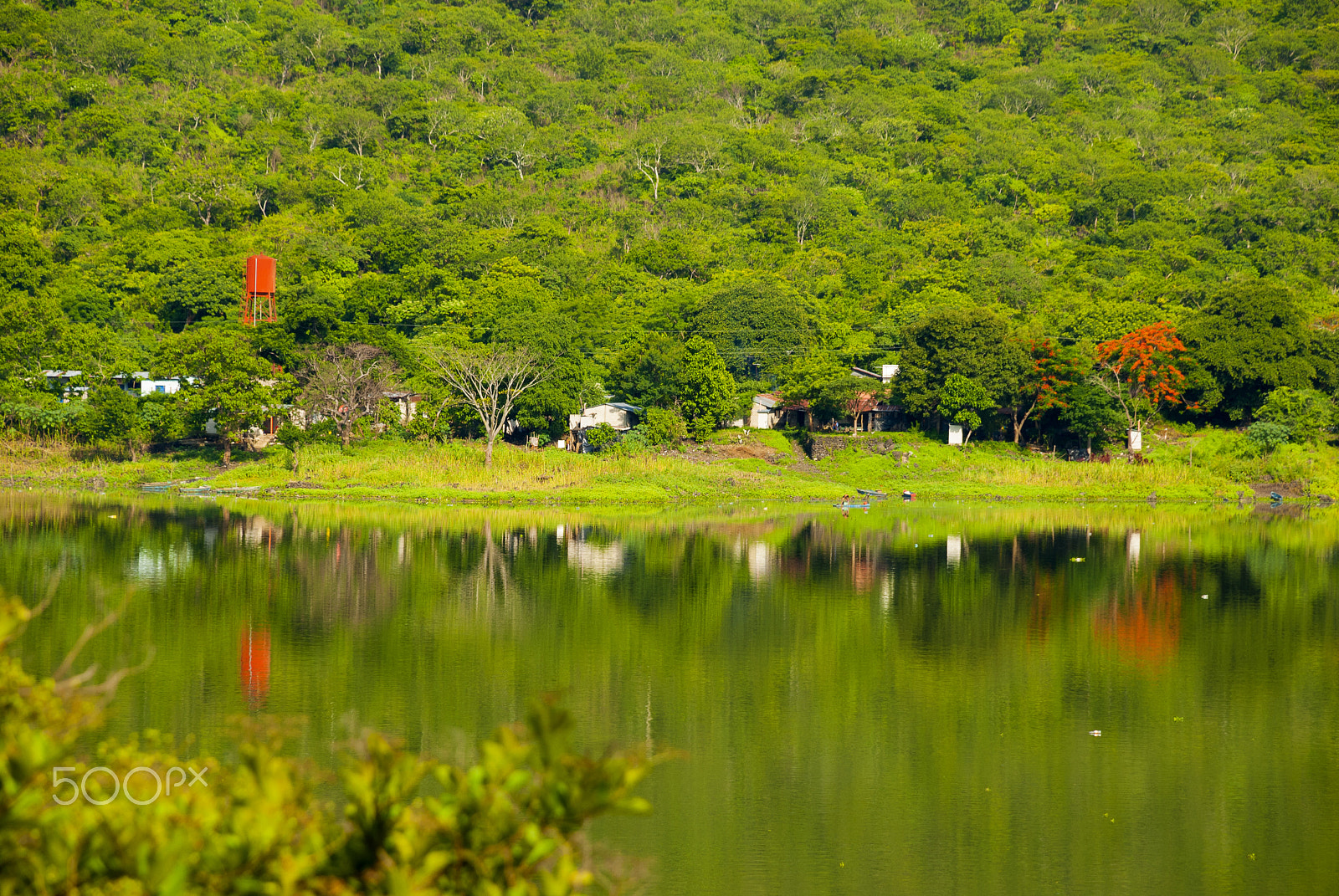 Nikon D200 sample photo. Lagoon atescatempa, jutiapa, guatemala photography