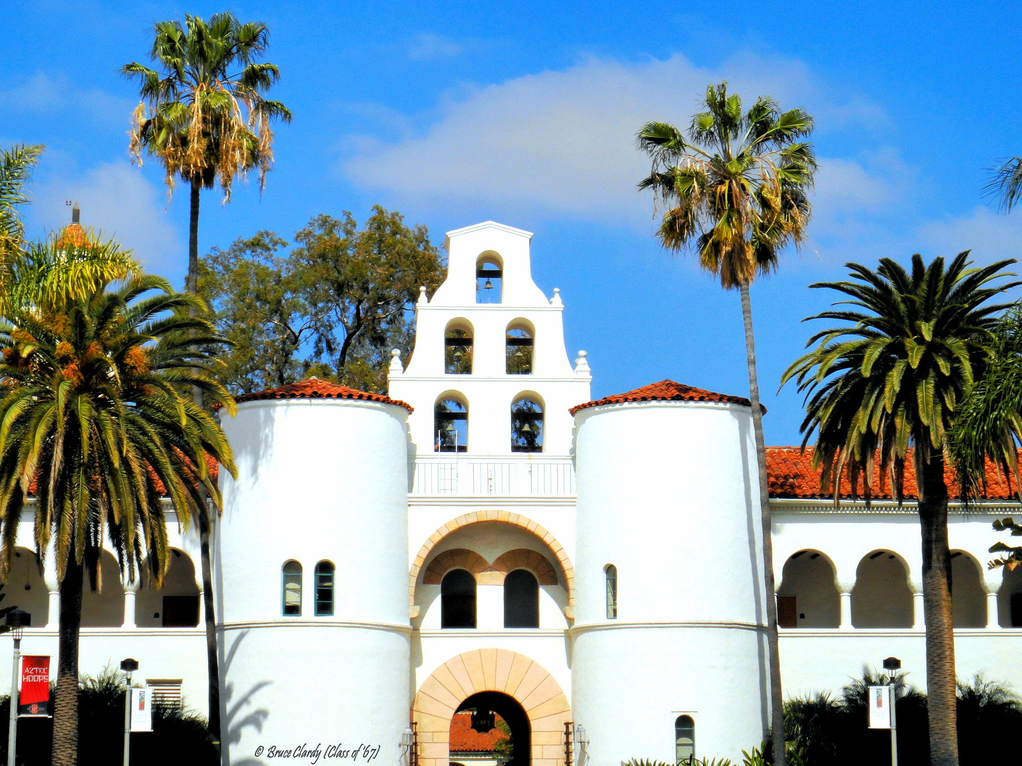 Sony Cyber-shot DSC-TX5 sample photo. The old bell tower at san diego state university photography