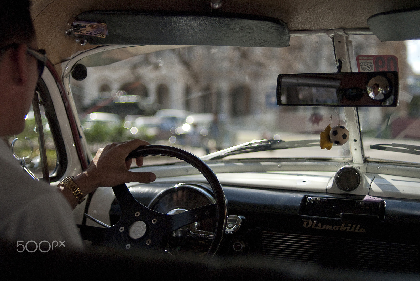 Nikon D200 sample photo. Cuban taxi photography