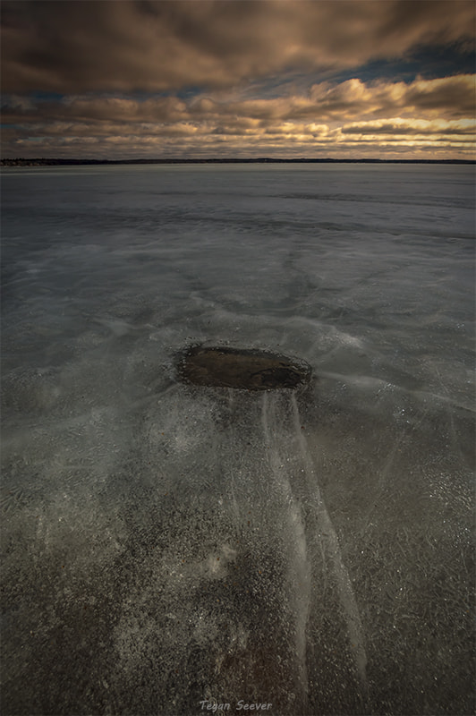 Nikon D3200 sample photo. Frozen shell lake photography