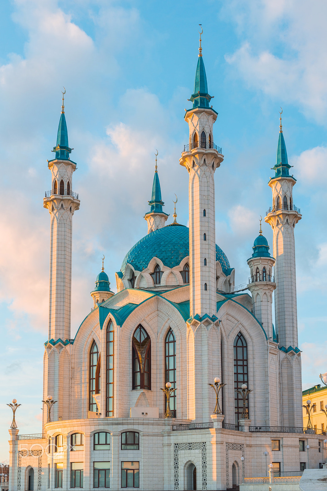 Nikon AF-S Nikkor 24-120mm F4G ED VR sample photo. Kul-sharif mosque in kazan kremlin at sunset in tatarstan, russia photography