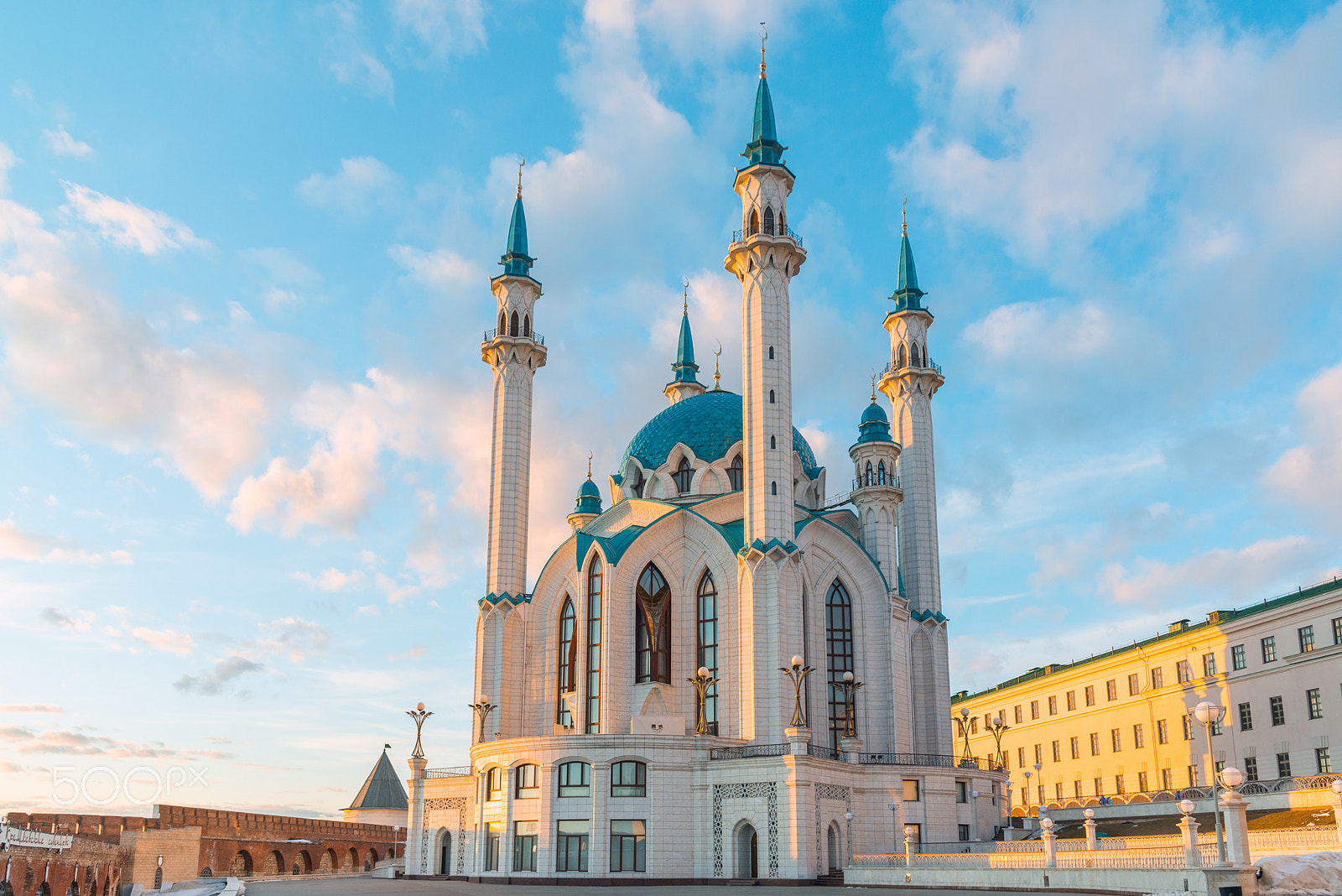 Nikon AF-S Nikkor 24-120mm F4G ED VR sample photo. Kul-sharif mosque in kazan kremlin at sunset in tatarstan, russia photography