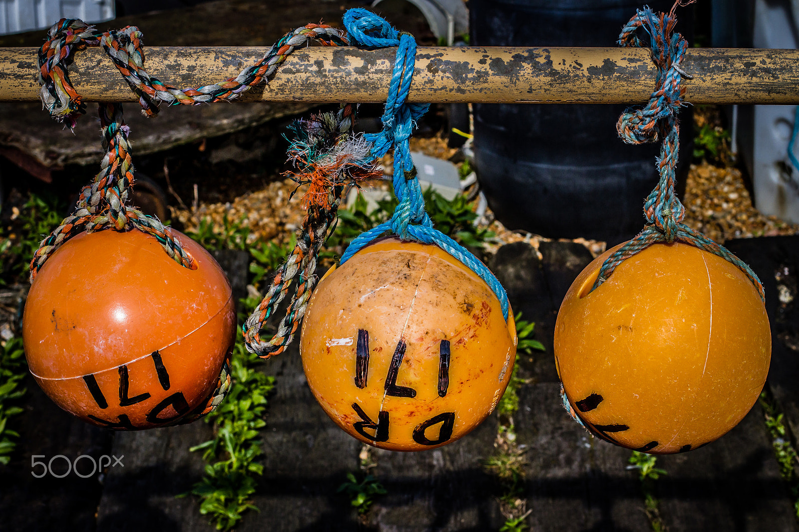 Canon EOS 7D sample photo. Orange buoys photography