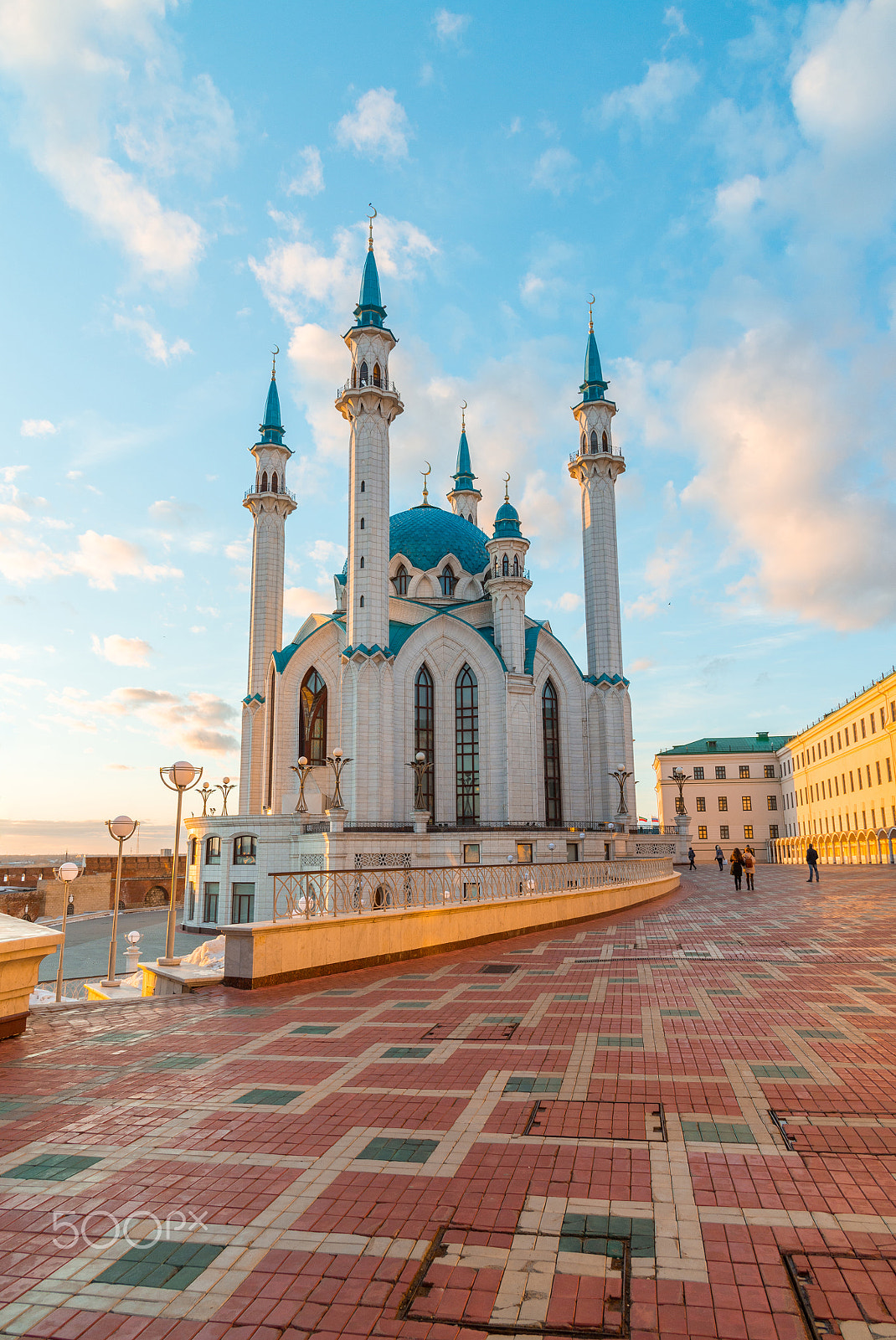 Nikon AF-S Nikkor 24-120mm F4G ED VR sample photo. Kul-sharif mosque in kazan kremlin in tatarstan, russia. at sunset photography