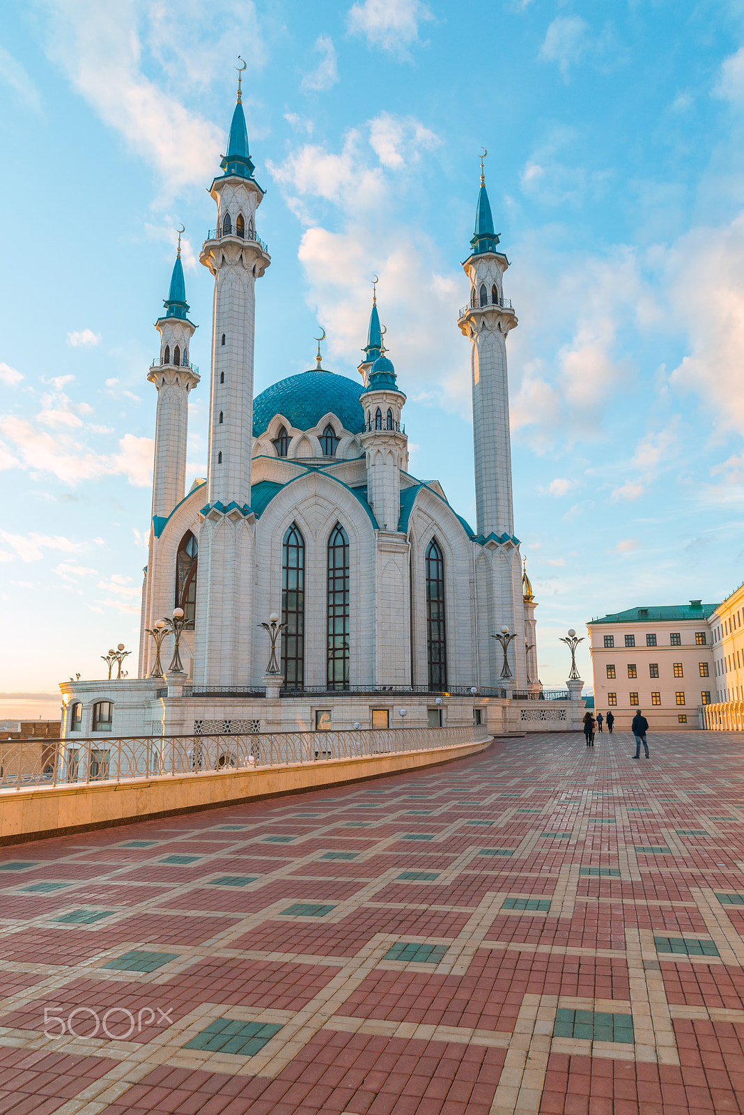 Nikon AF-S Nikkor 24-120mm F4G ED VR sample photo. Mosque kul-sharif in kazan kremlin in tatarstan, russia. at sunset photography