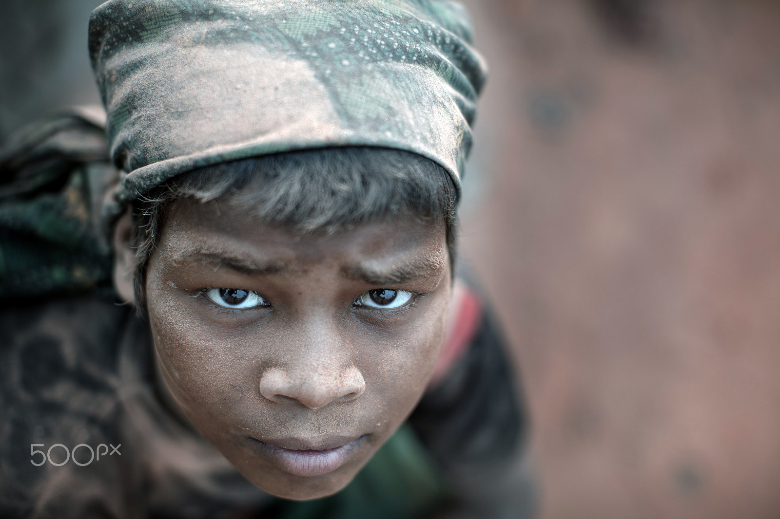 Canon EF 50mm F1.2L USM sample photo. A young worker in a brick factory photography