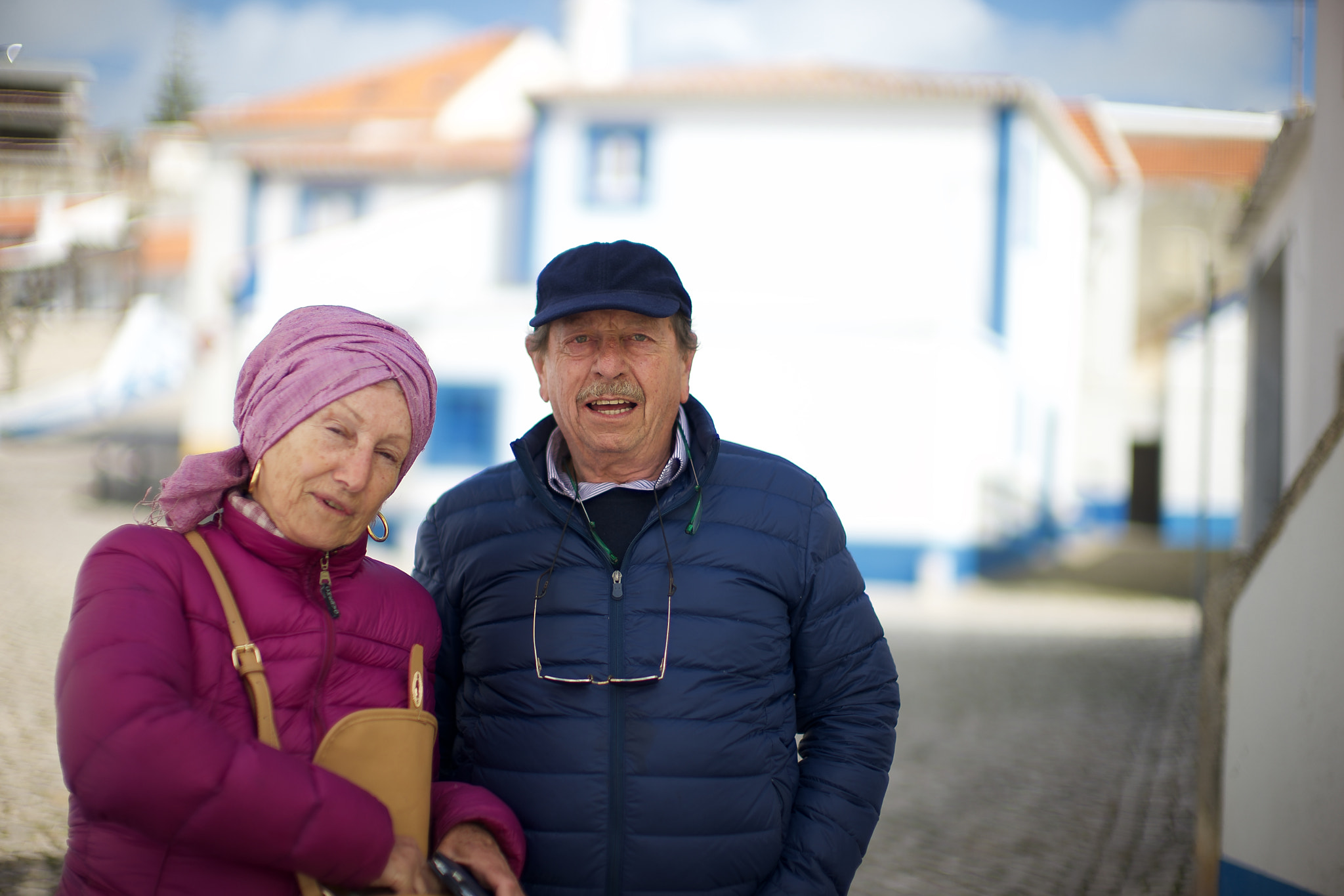 Leica Noctilux-M 50mm F0.95 ASPH sample photo. Italian couple in ericeira photography