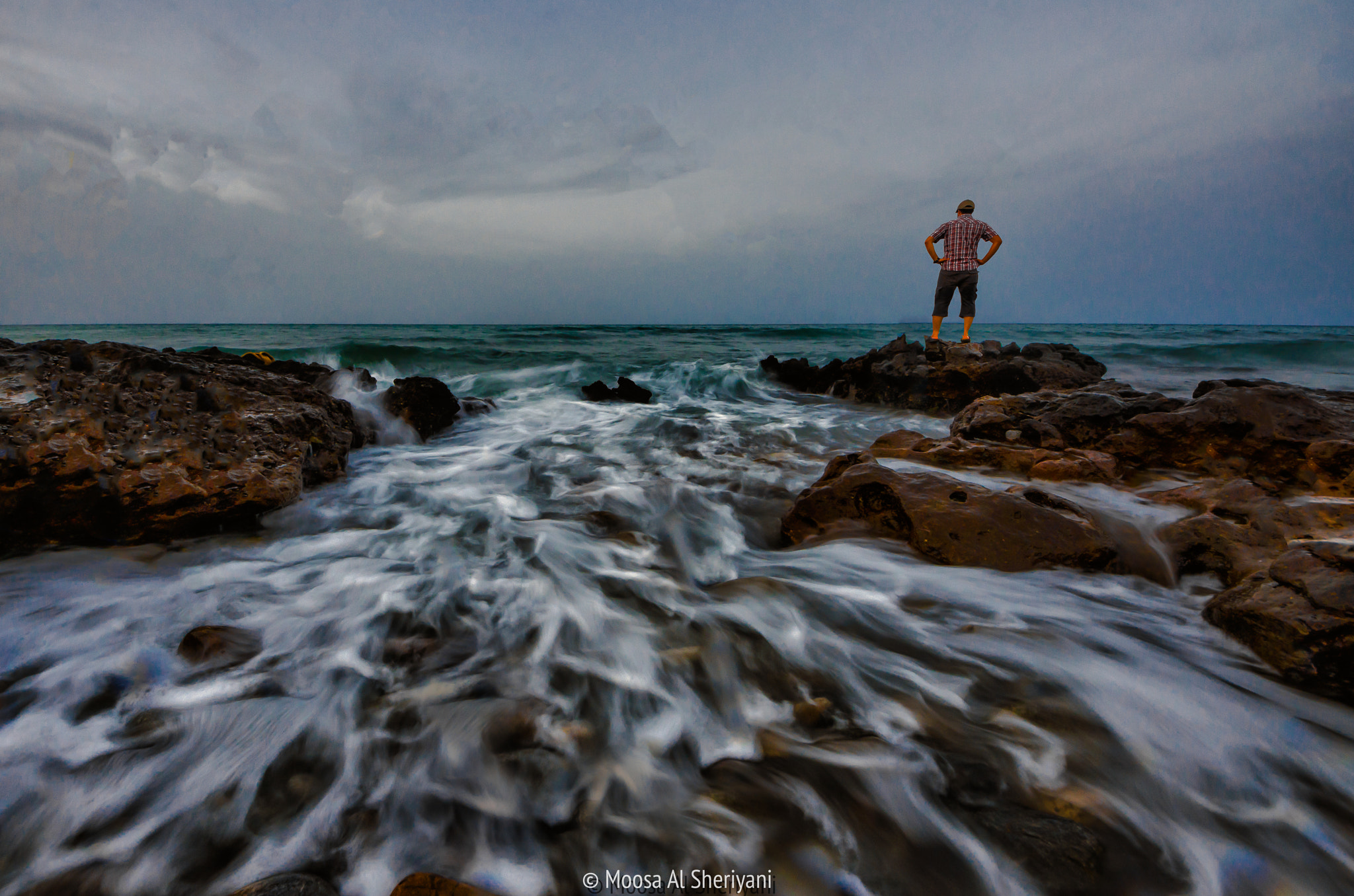 Sigma 8-16mm F4.5-5.6 DC HSM sample photo. Milky waves.. blended two exposures together in one photo. photography