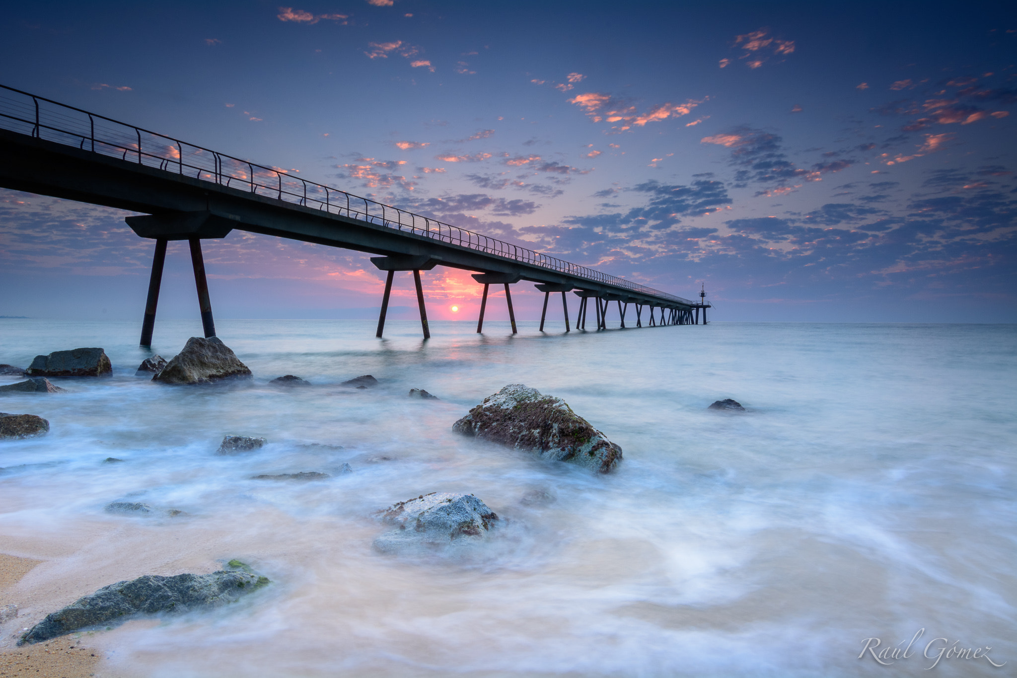 Nikon D7100 sample photo. Amanecer en el pont del petroli photography
