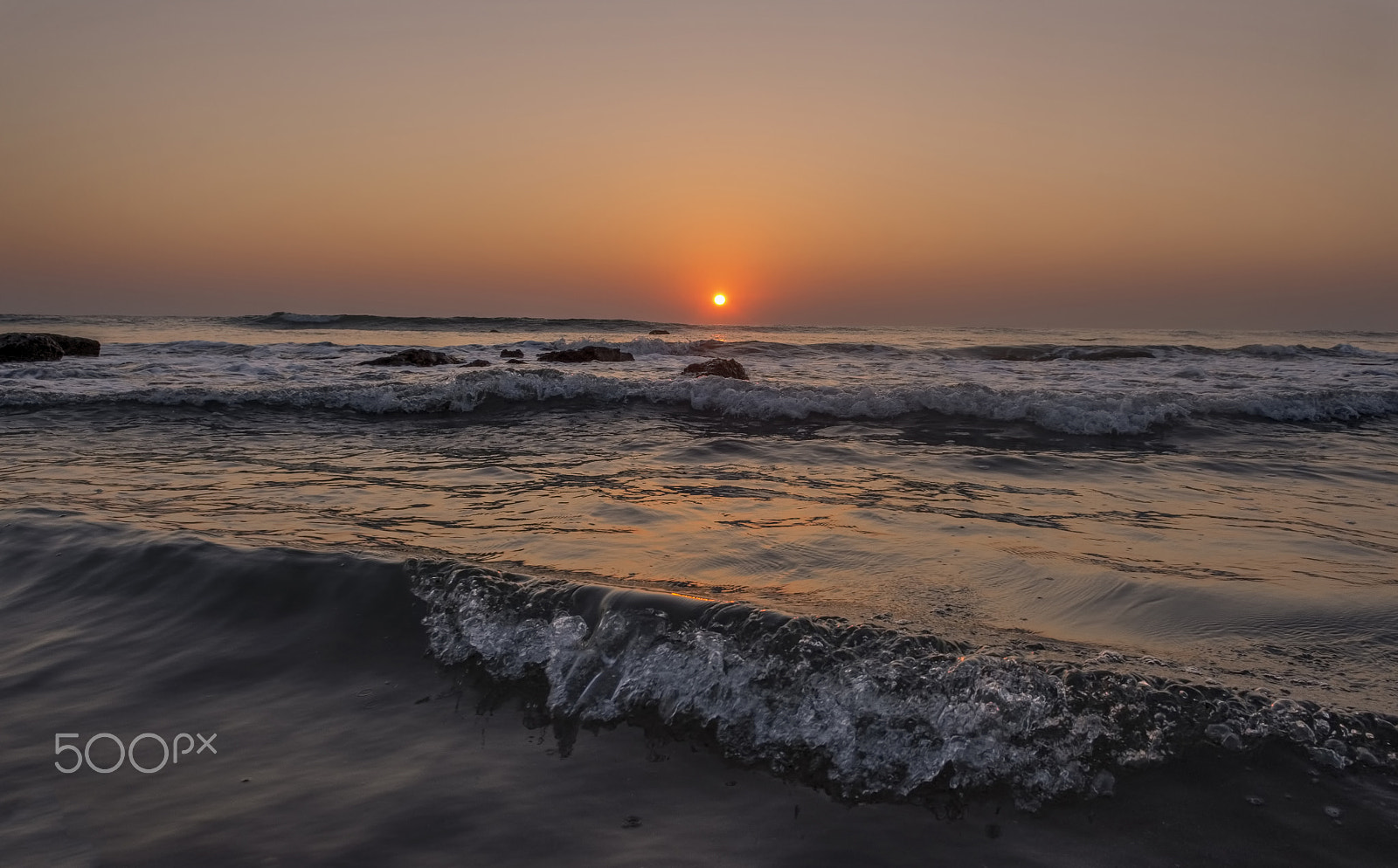 Nikon D7200 sample photo. Sun in the sea photography