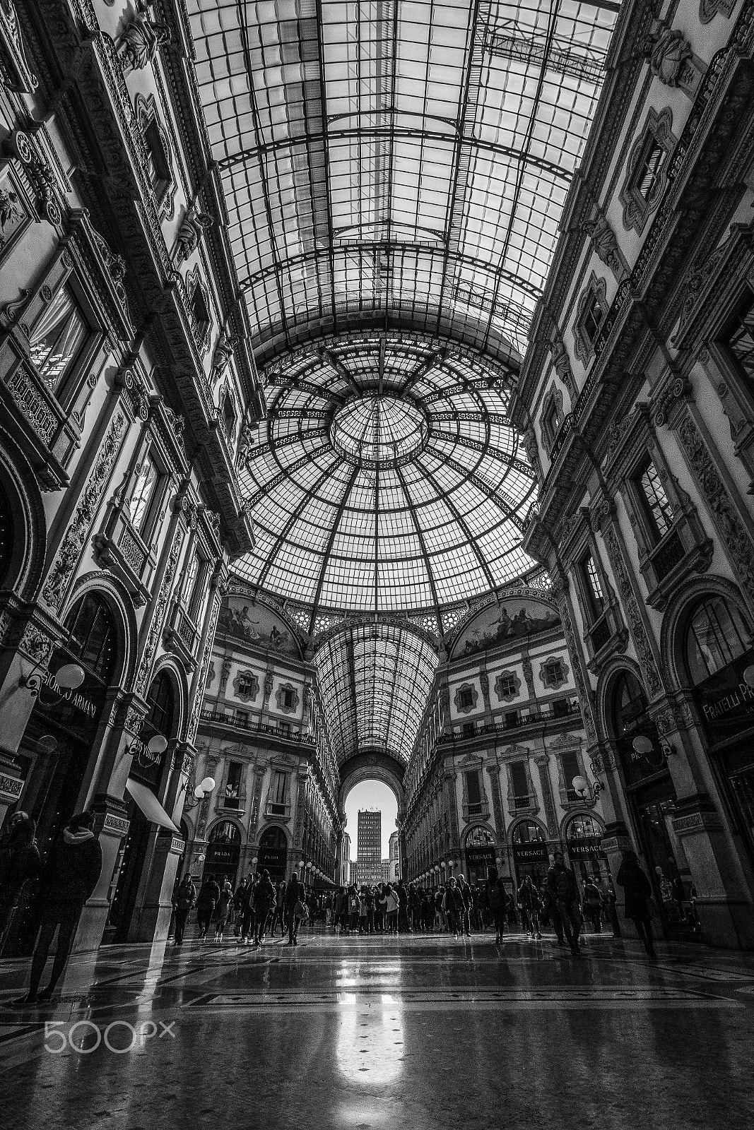 Canon EOS 700D (EOS Rebel T5i / EOS Kiss X7i) + Sigma 10-20mm F3.5 EX DC HSM sample photo. Galleria vittorio emanuele ii, milano photography