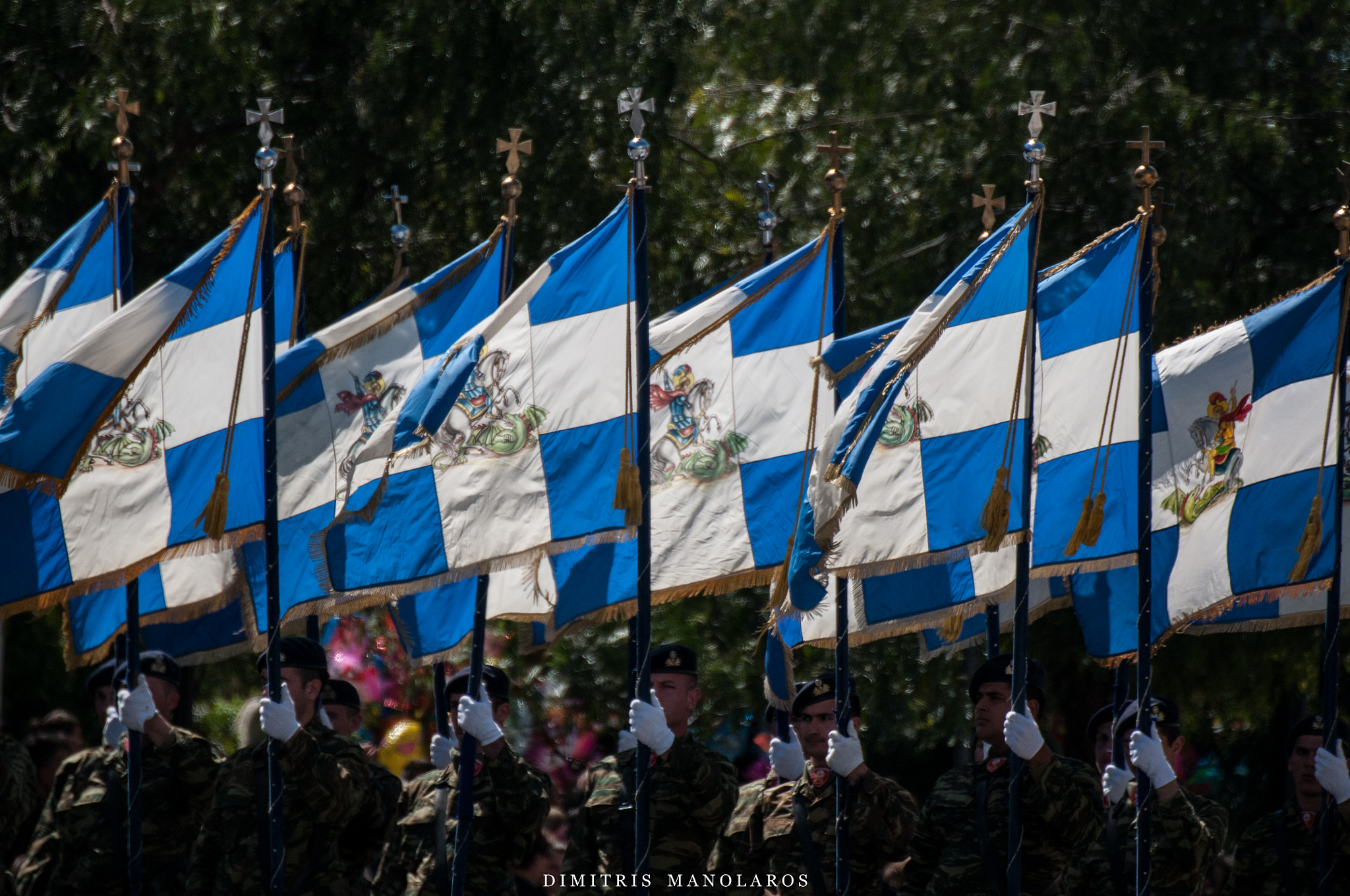 Nikon D300S sample photo. Greek flags photography
