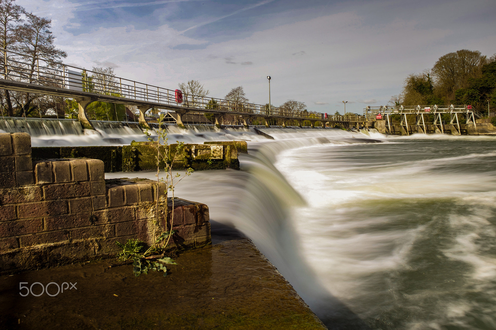 Canon EF 28-80mm f/3.5-5.6 sample photo. Ray mill island weir photography