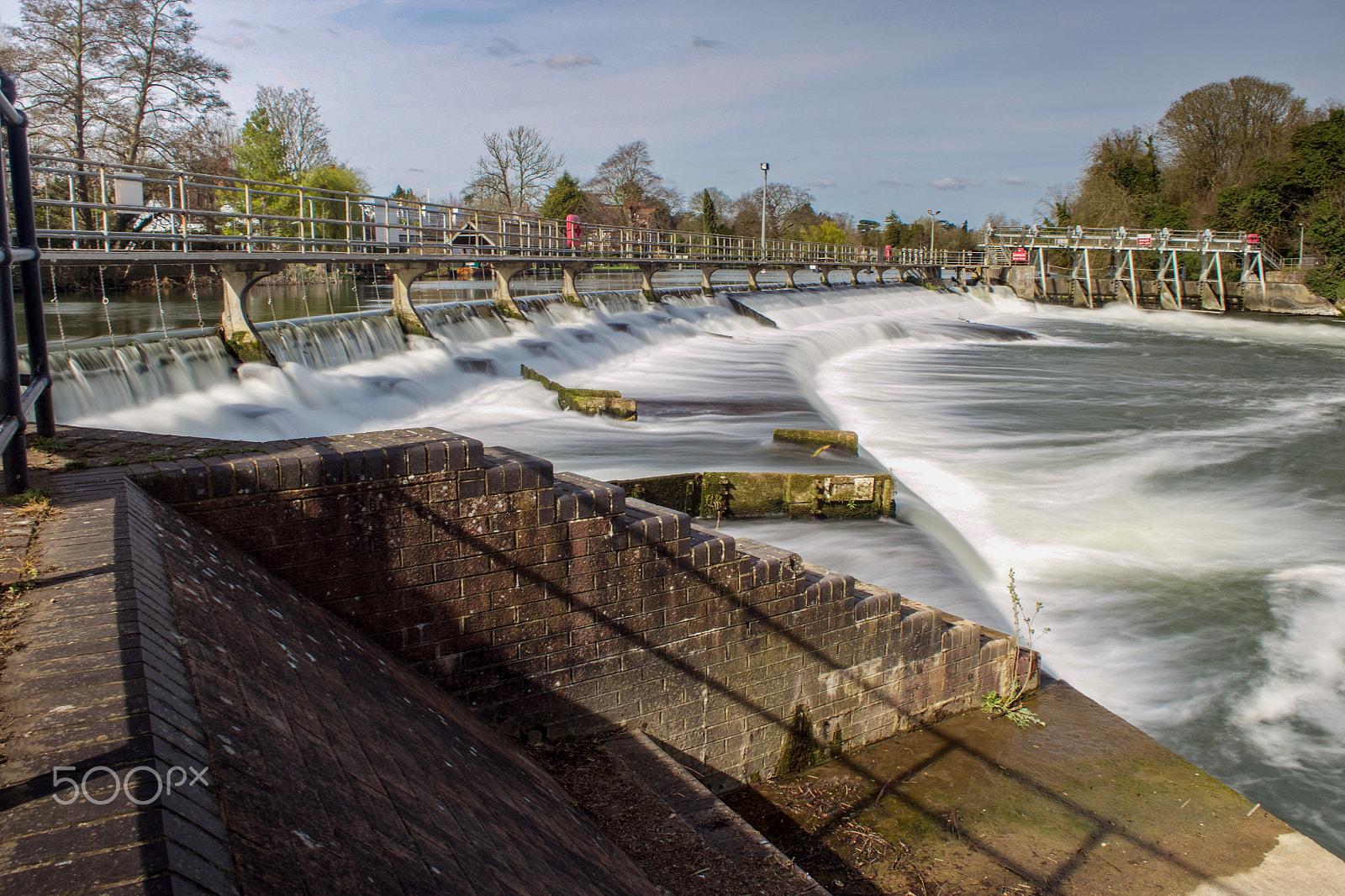 Canon EF 28-80mm f/3.5-5.6 sample photo. Ray mill island weir photography