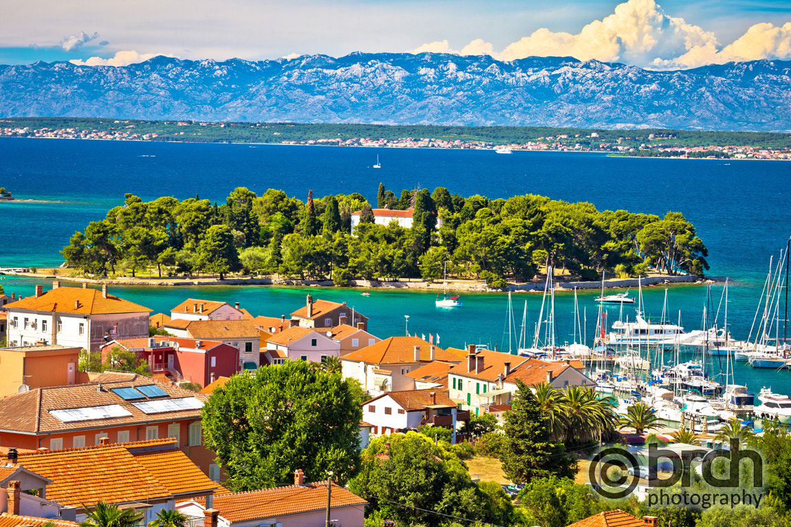 Canon EF 70-300mm F4-5.6L IS USM sample photo. Island of ugljan waterfront and galovac view photography