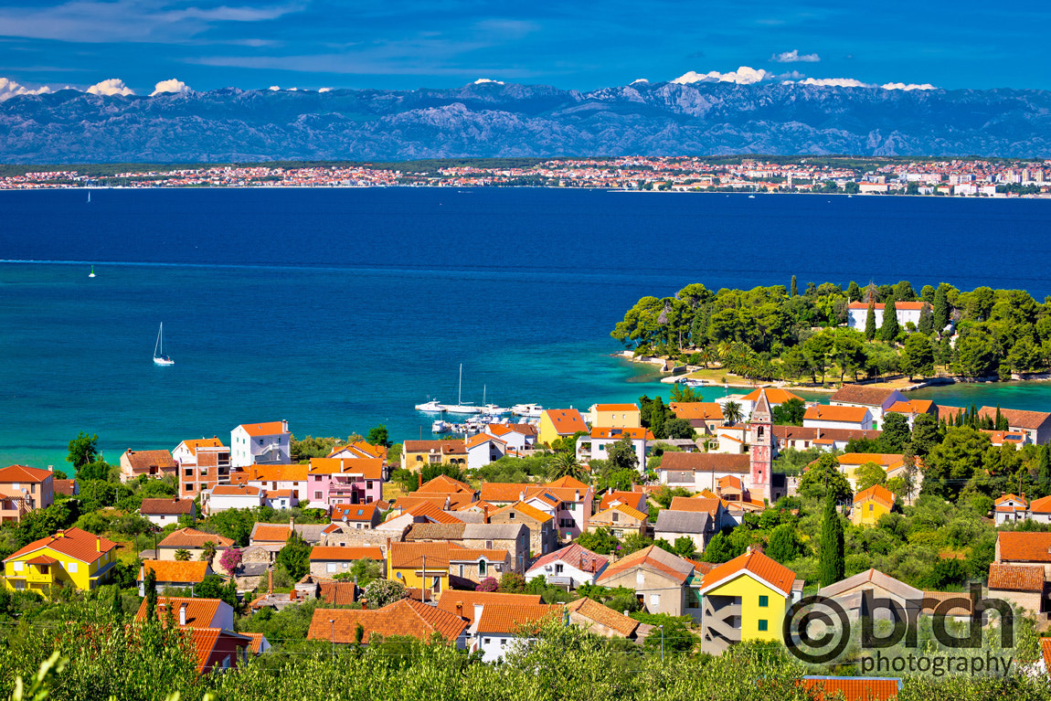 Canon EF 70-300mm F4-5.6L IS USM sample photo. Island of ugljan waterfront and galovac view photography