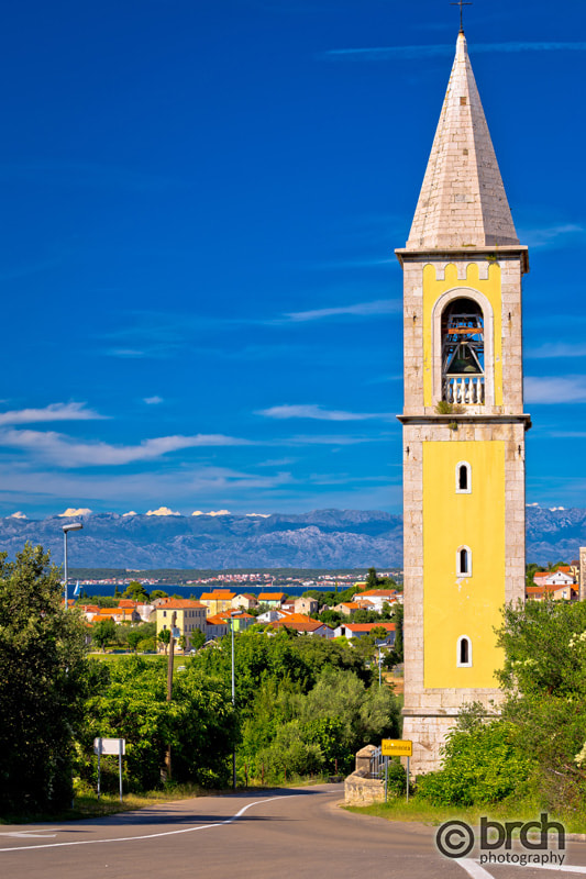 Canon EOS 6D + Canon EF 70-300mm F4-5.6L IS USM sample photo. Sutomscica village and zadar channel view photography