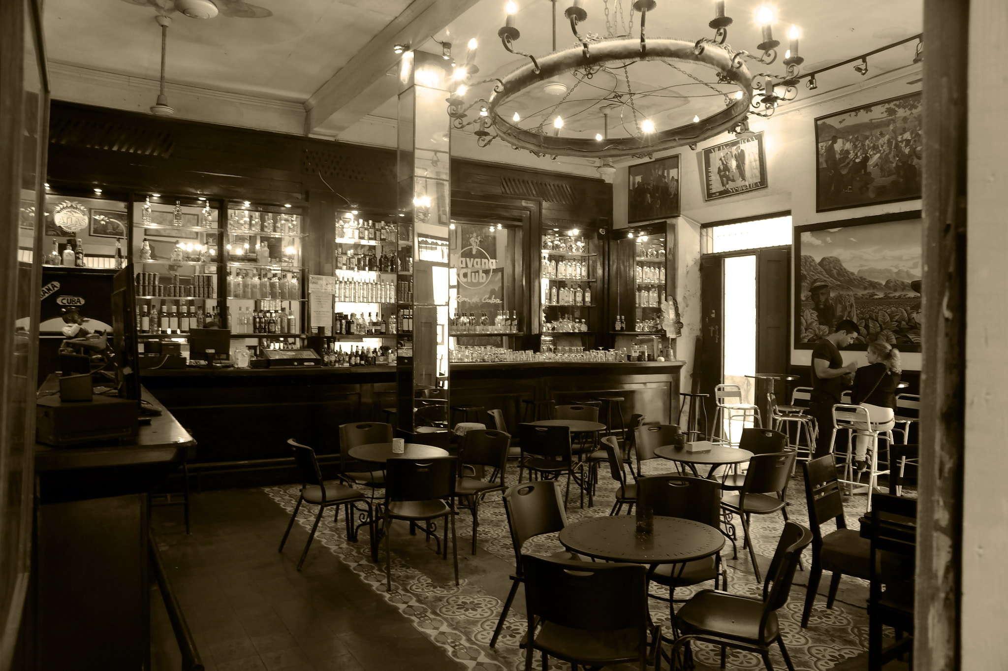Nikon D3 sample photo. Panama city bar photography