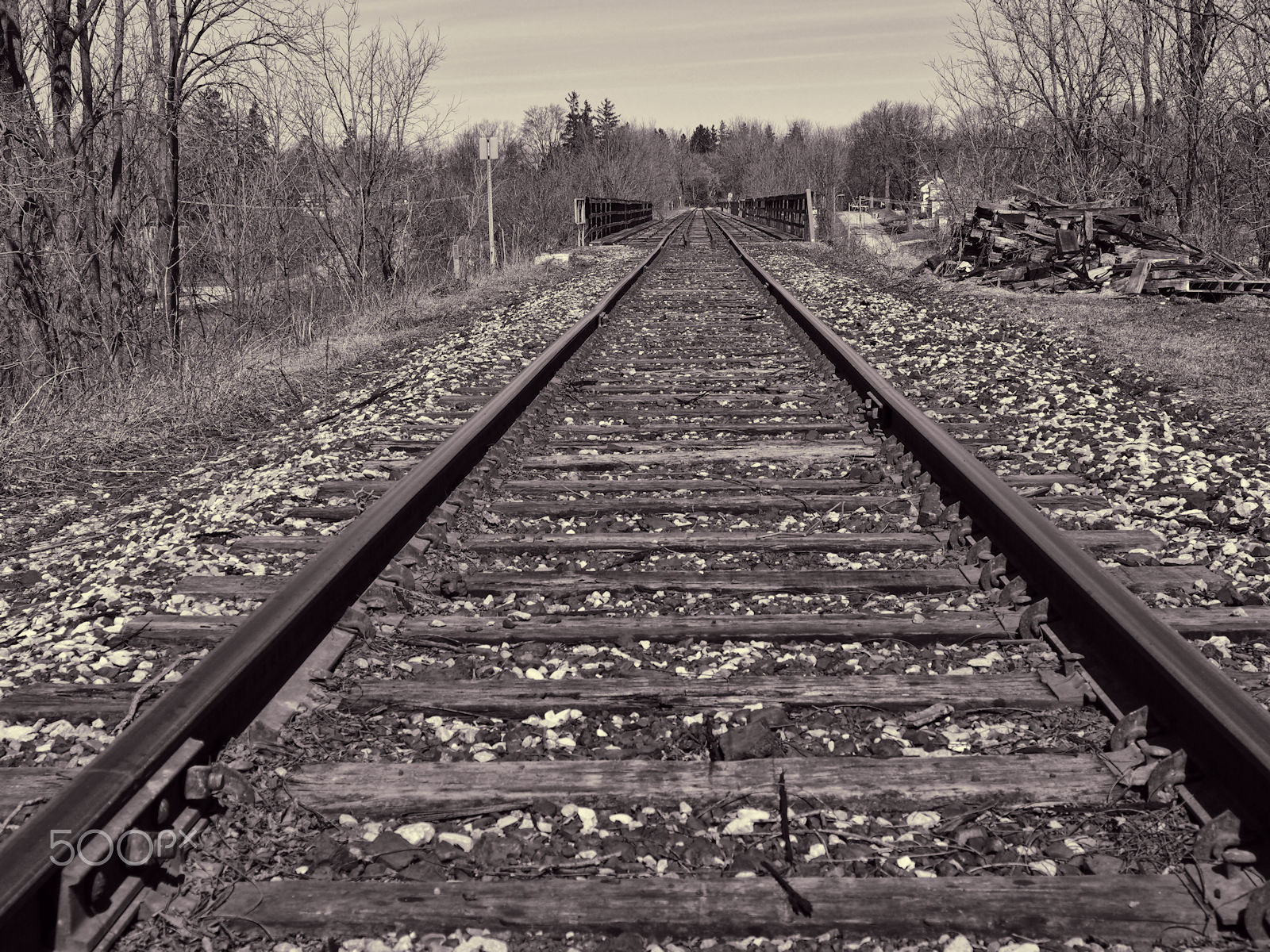 Olympus OM-D E-M5 sample photo. St. mary's tracks photography