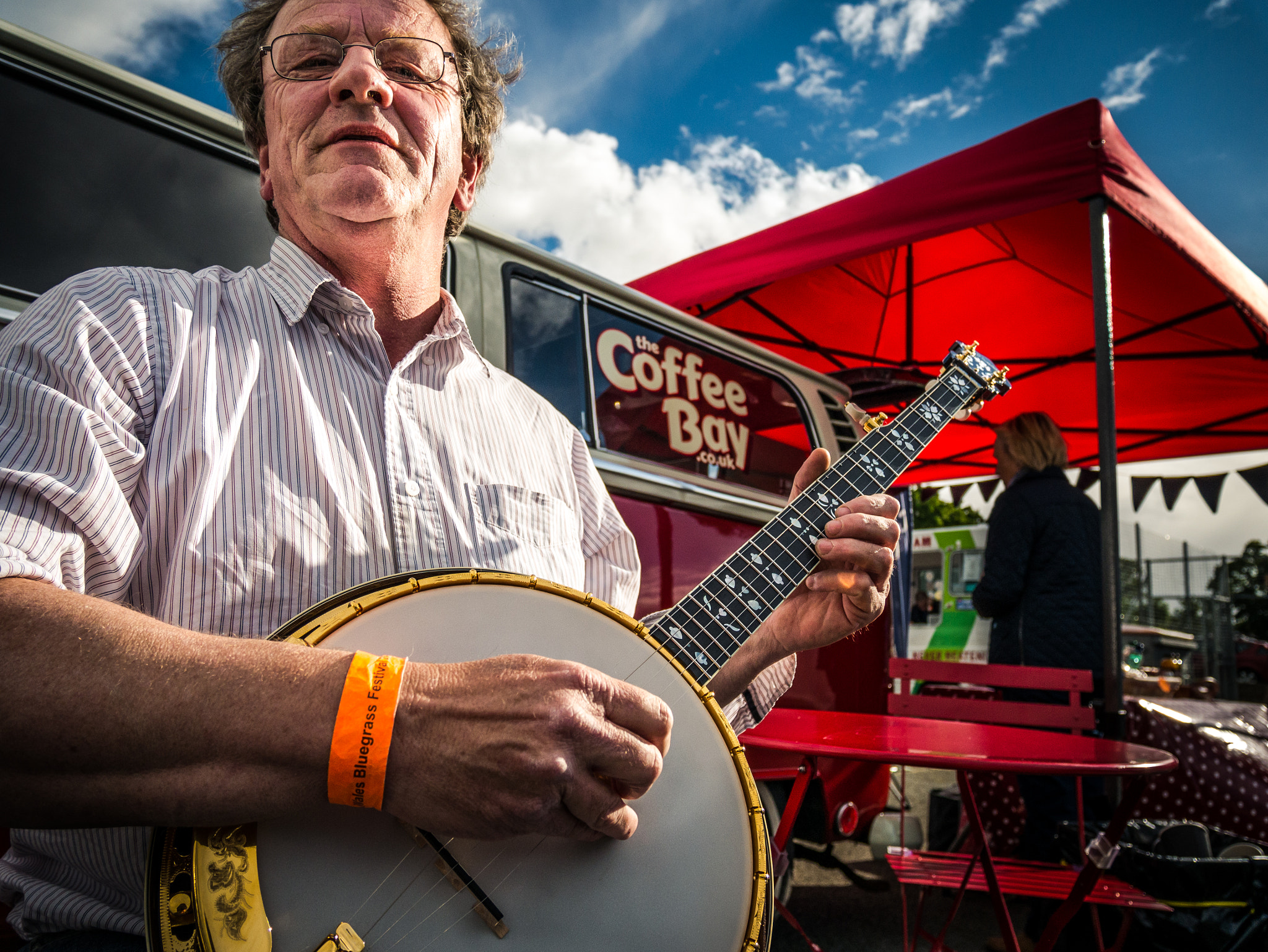 Panasonic Lumix DMC-GX7 sample photo. Conwy bluegrass festival photography