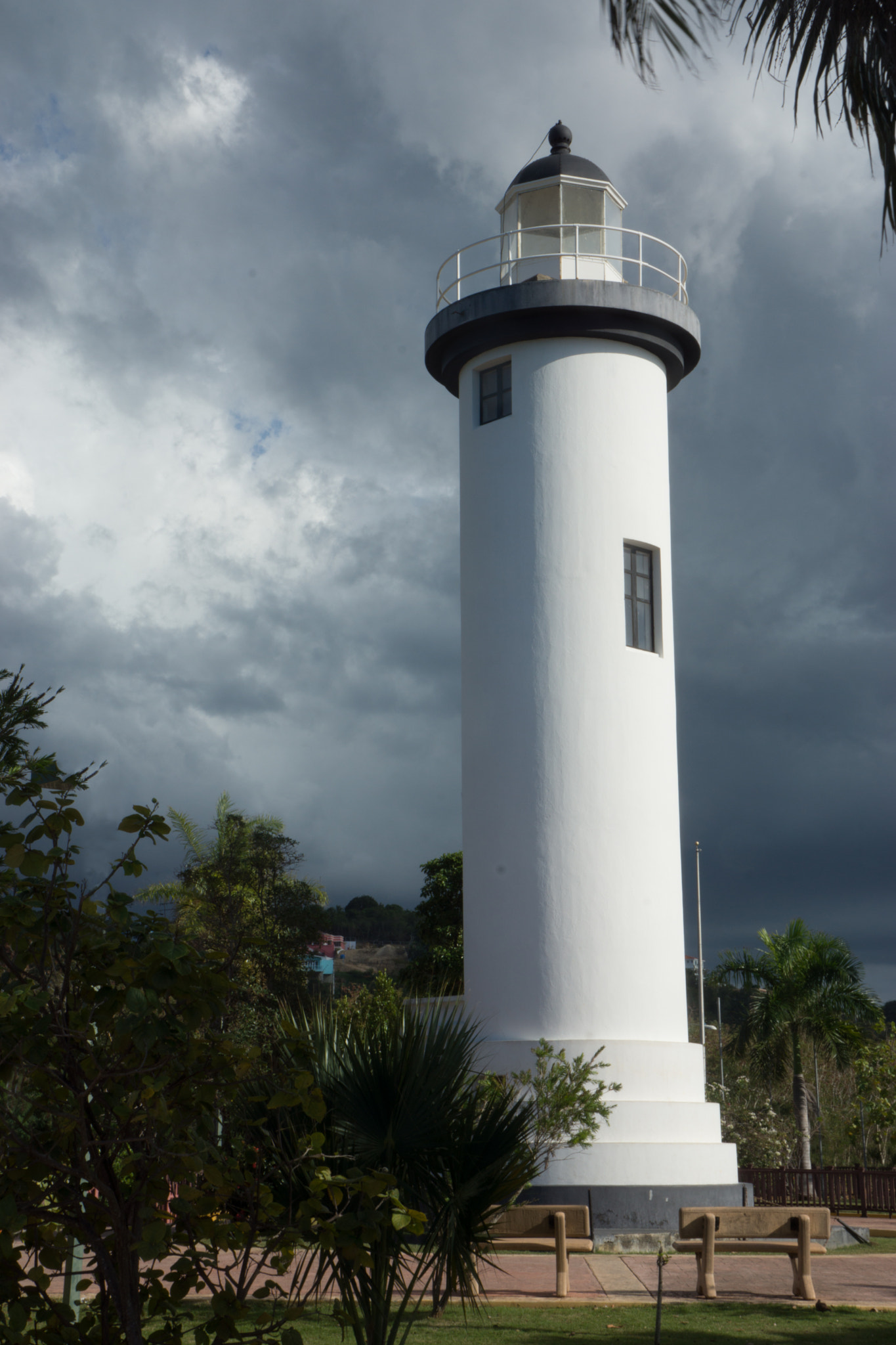 Sony Alpha NEX-7 sample photo. El faro lighthouse-rincon, puerto rico - cloudy afternoon photography