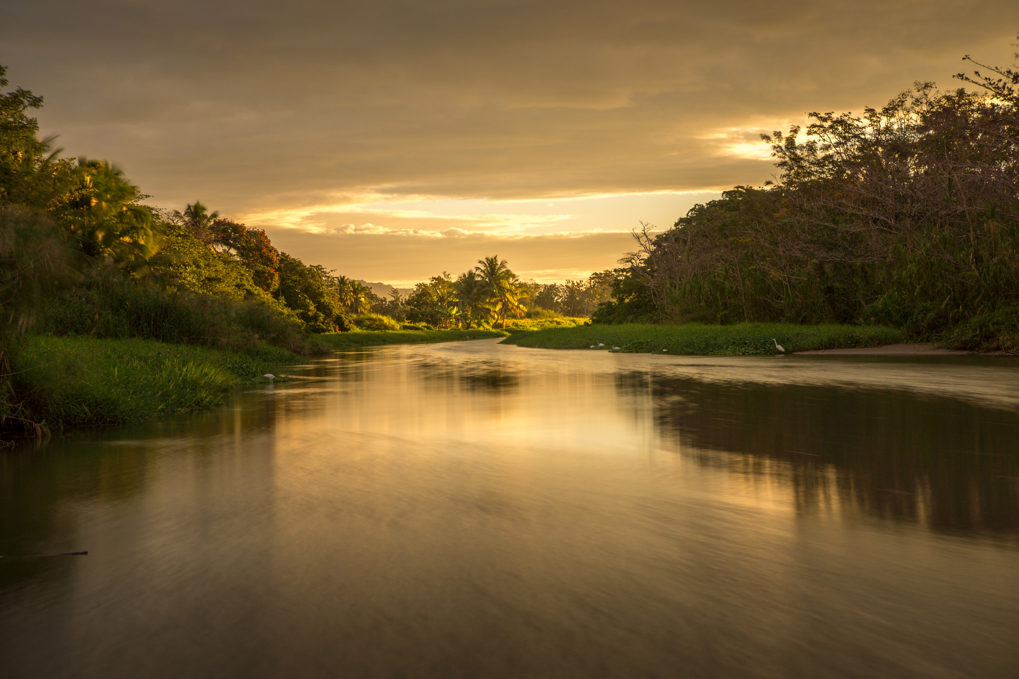 Sony Alpha NEX-7 + Sony E 18-55mm F3.5-5.6 OSS sample photo. Sunrise at the anasco river, tres hermanos beach-rincon, puerto rico photography