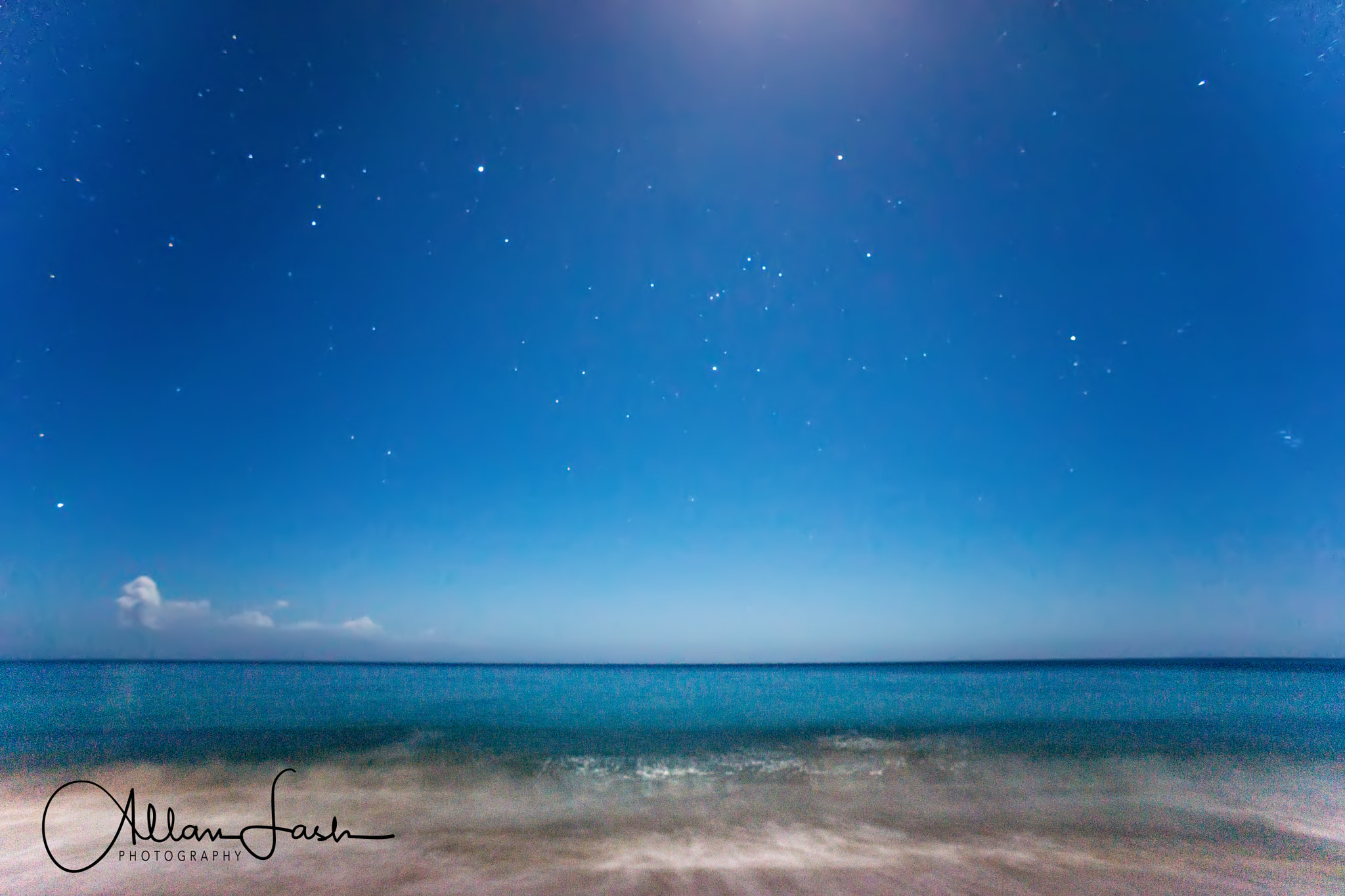 Sony Alpha NEX-7 sample photo. Midnight ocean-rincon, pueto rico photography