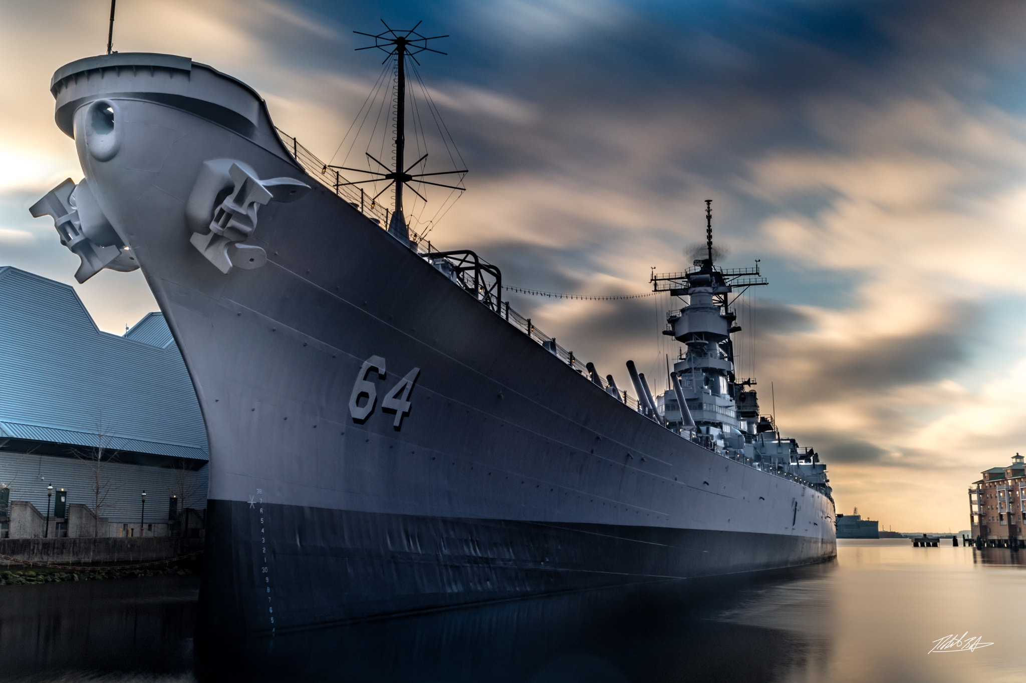 Nikon D500 + Tamron SP 24-70mm F2.8 Di VC USD sample photo. Uss wisconsin photography