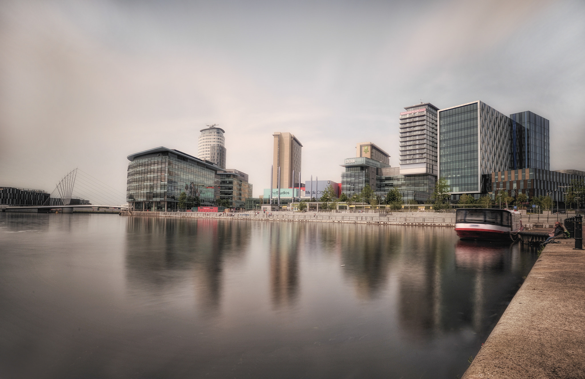 Nikon D700 sample photo. Salford quays photography