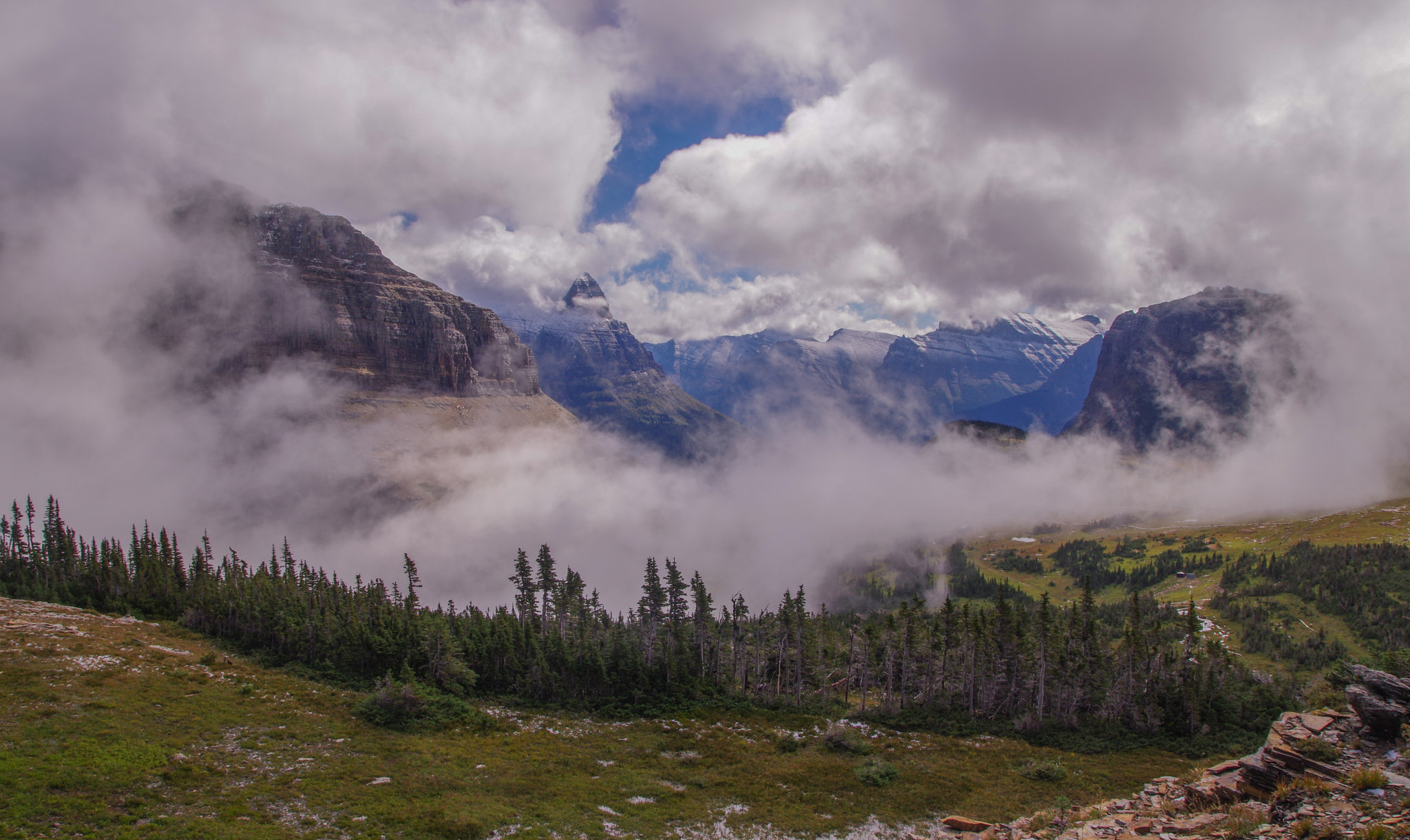 Pentax K-3 sample photo. Logan pass, glacier national park photography
