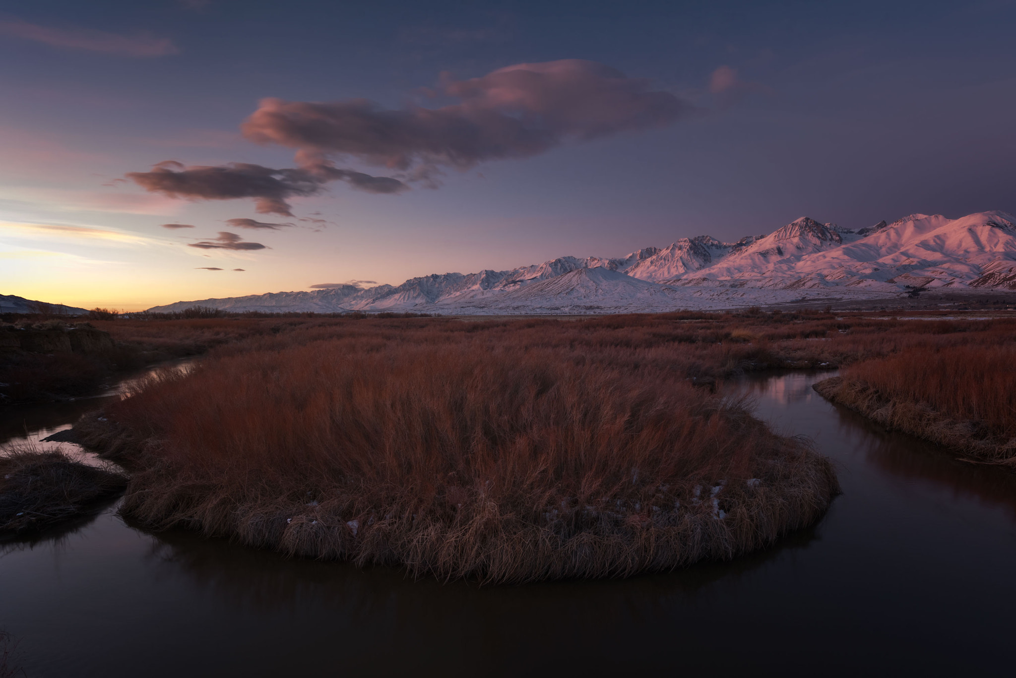 Nikon AF-S Nikkor 14-24mm F2.8G ED sample photo. Owens river photography
