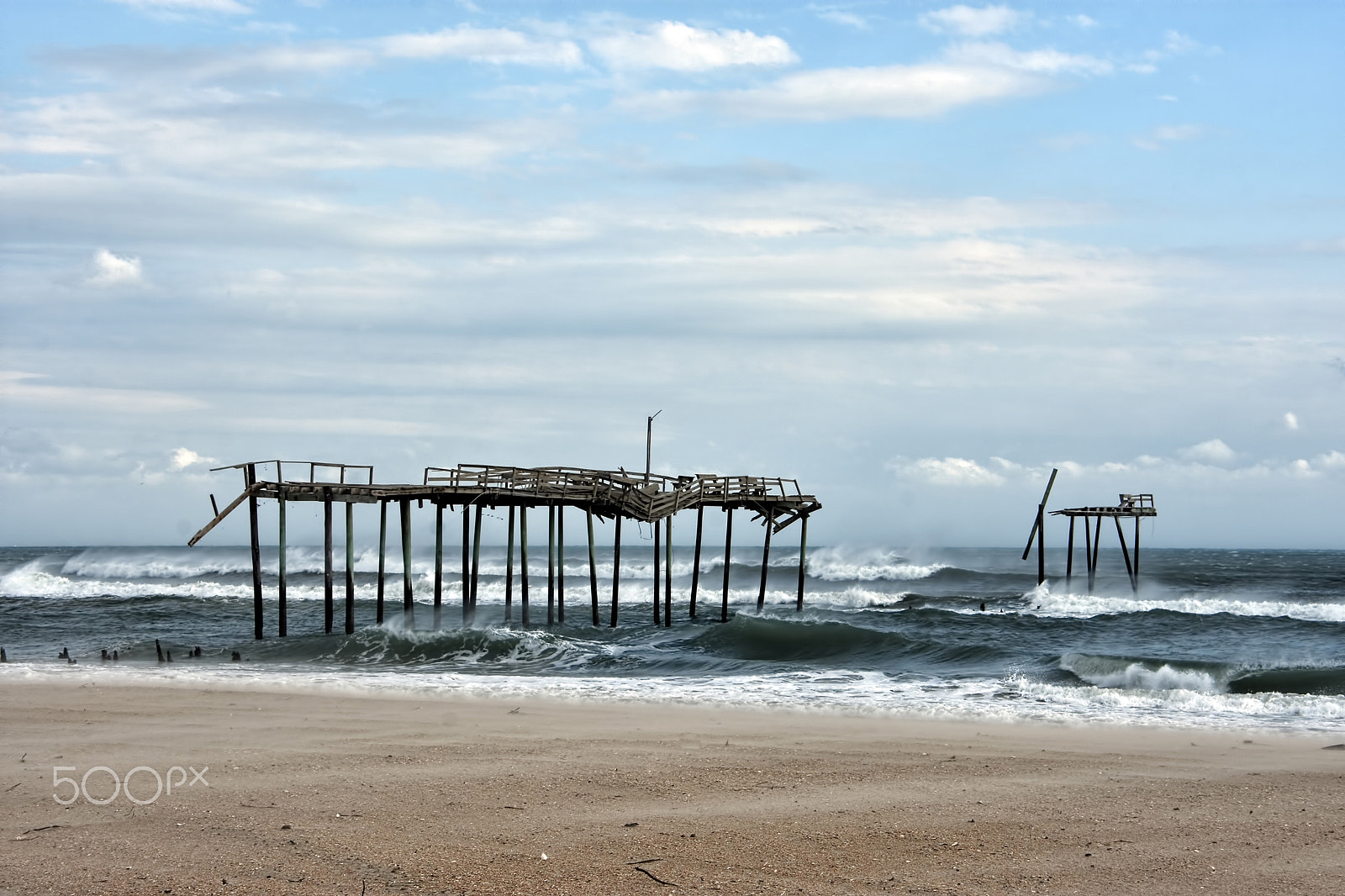 Nikon D7200 sample photo. Broken pier photography