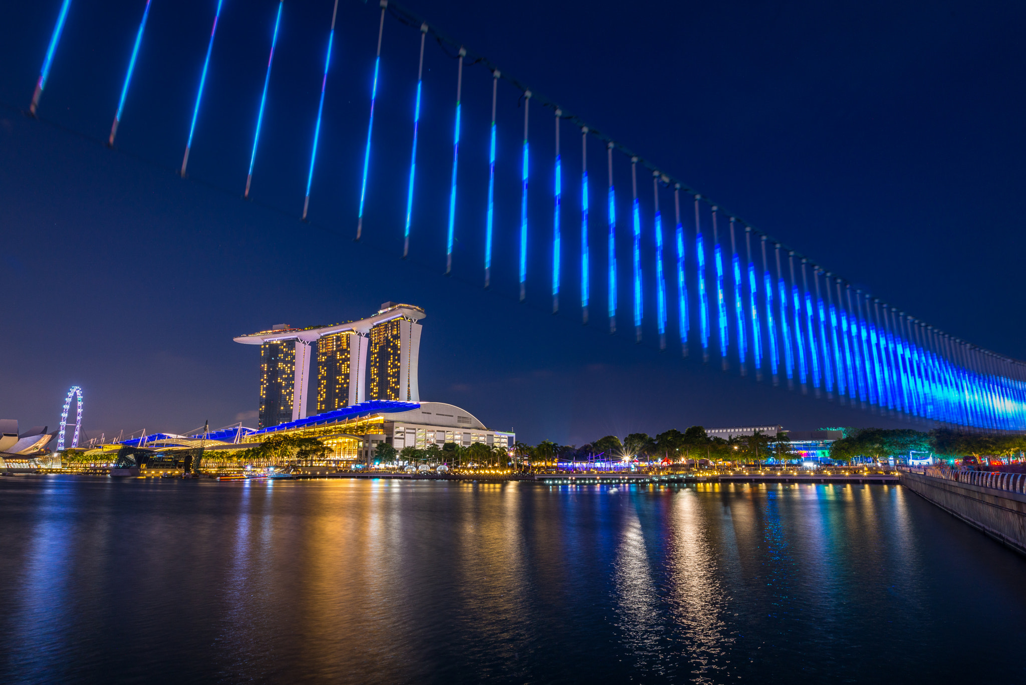 Nikon D800E + Nikon AF-S Nikkor 14-24mm F2.8G ED sample photo. Ilight marina bay 2017 photography