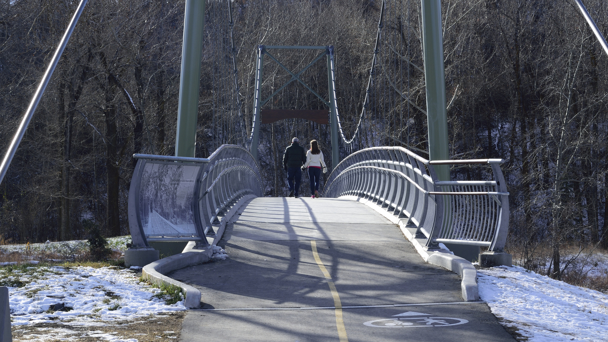 Nikon D5500 sample photo. Elbow river bridge photography