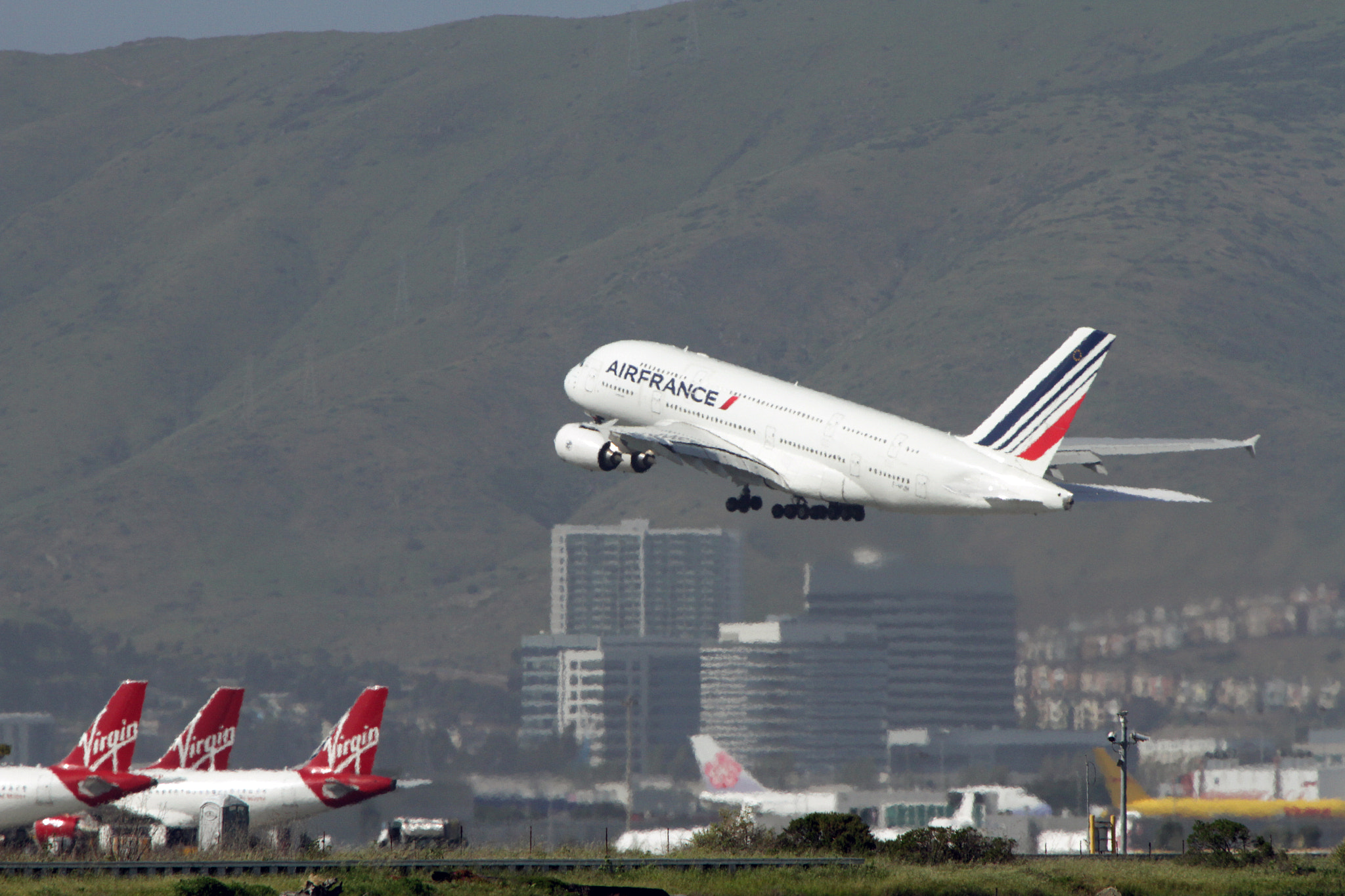 Canon EOS 7D sample photo. Airfrancetakingoff photography