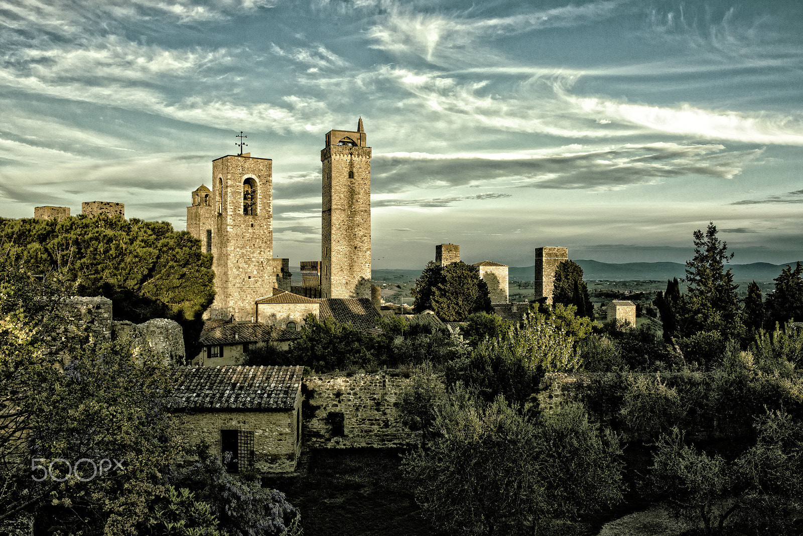 Nikon AF-S Nikkor 28-70mm F2.8 ED-IF sample photo. San gimignano, tuscany, italy photography