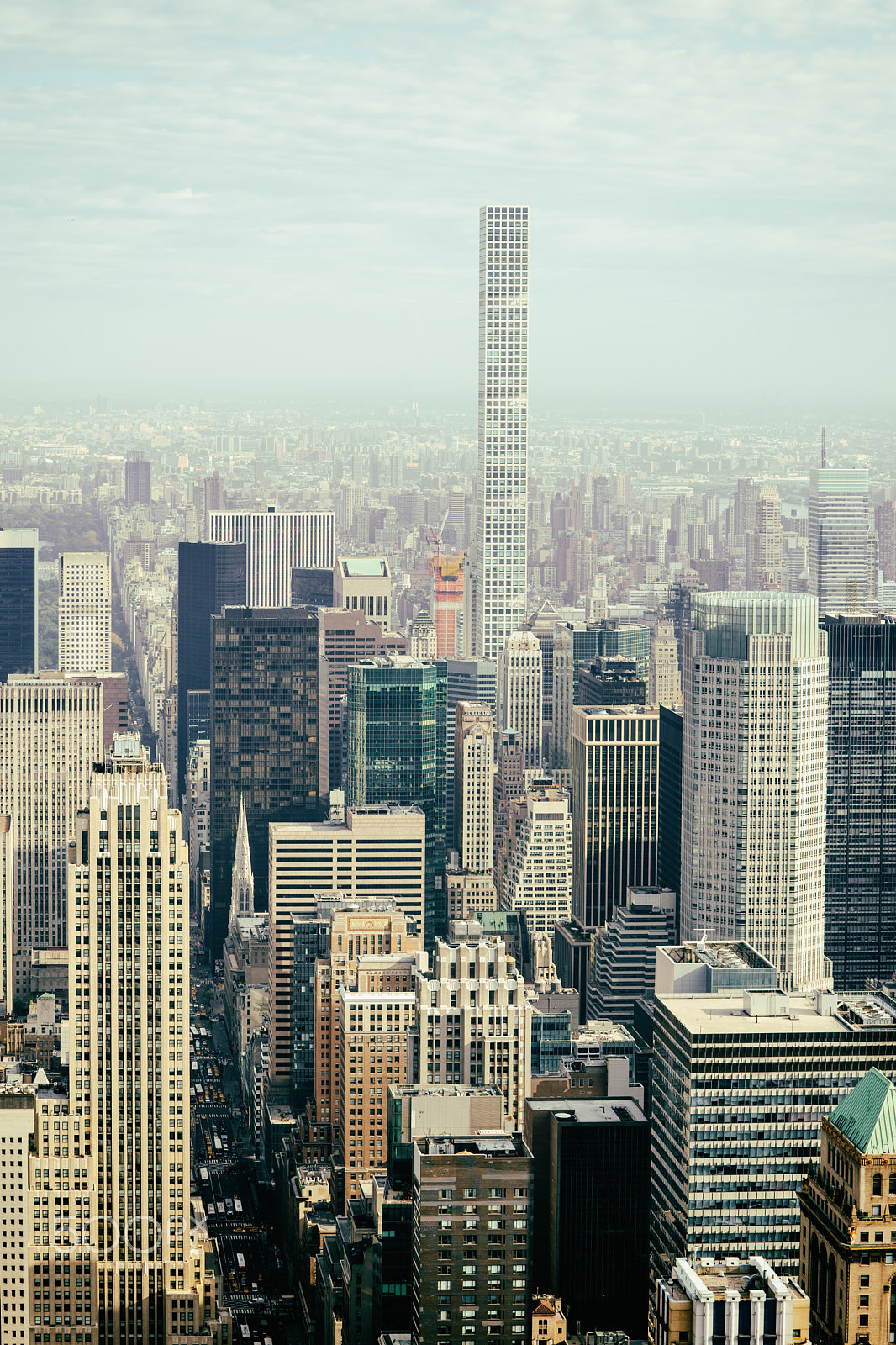 Tamron SP 70-300mm F4-5.6 Di USD sample photo. View to new york from skyscraper photography