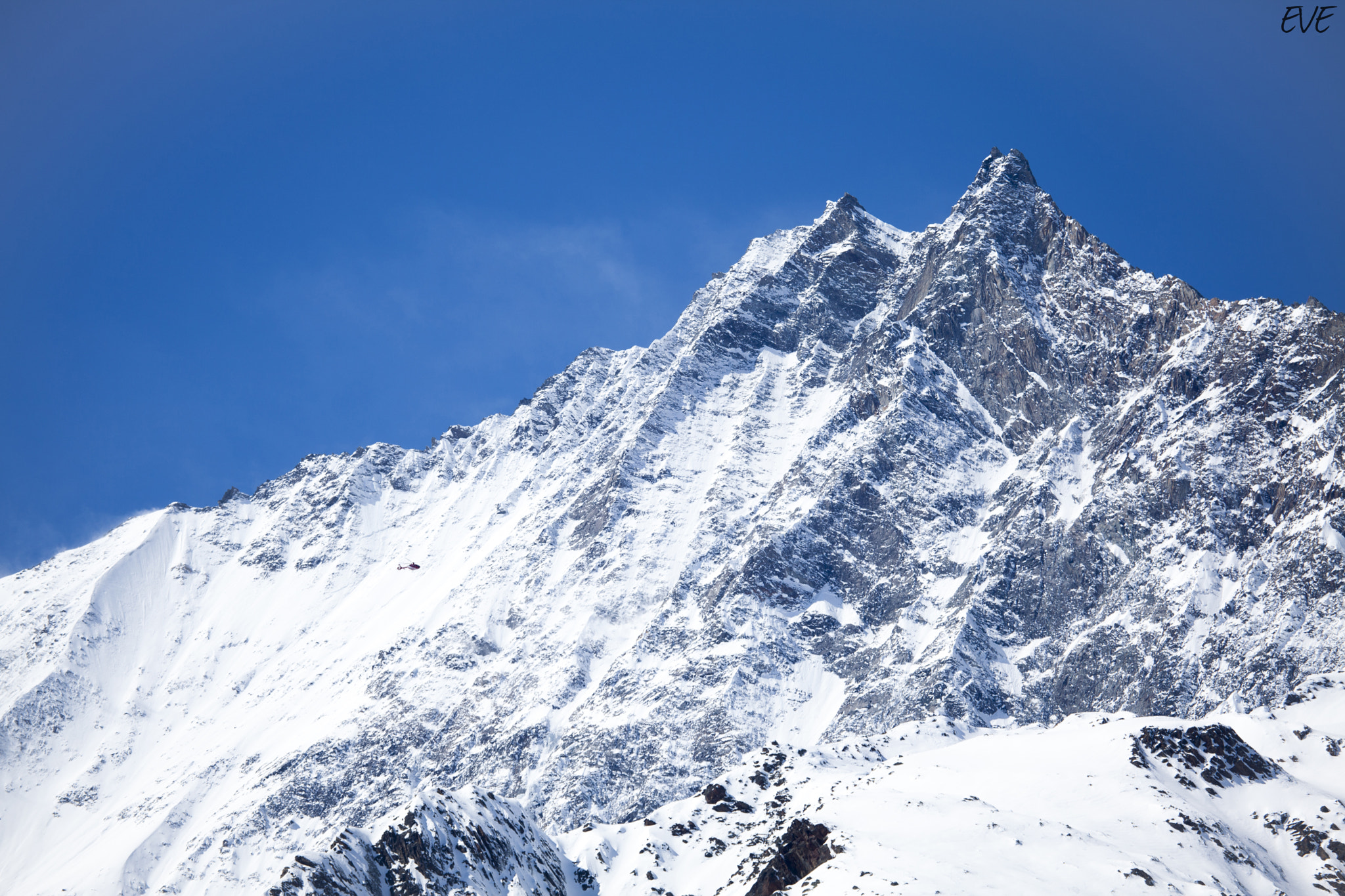 Canon EF 100-400mm F4.5-5.6L IS USM sample photo. Saas-fee photography